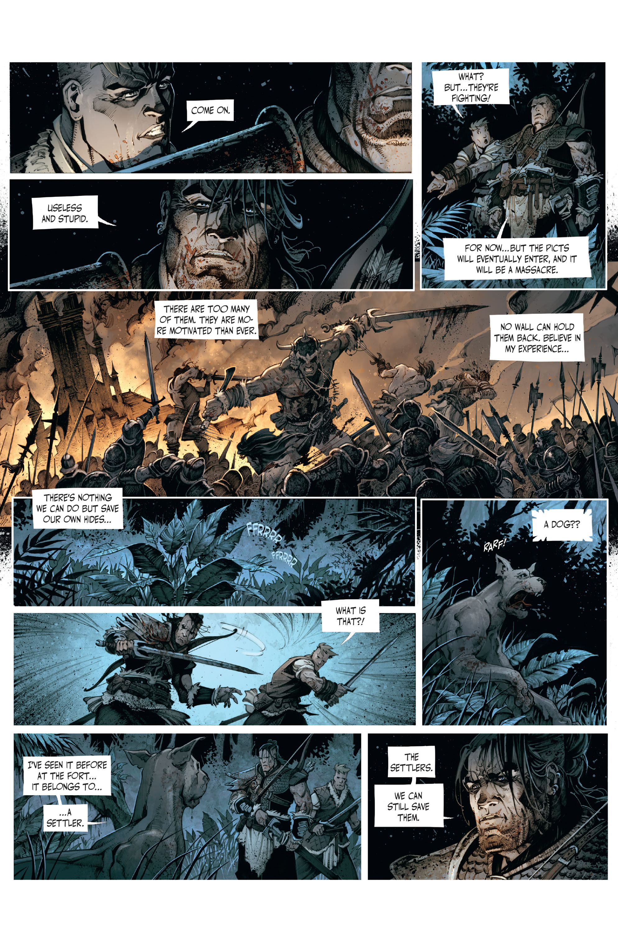 Read online The Cimmerian: Beyond The Black River comic -  Issue #2 - 11