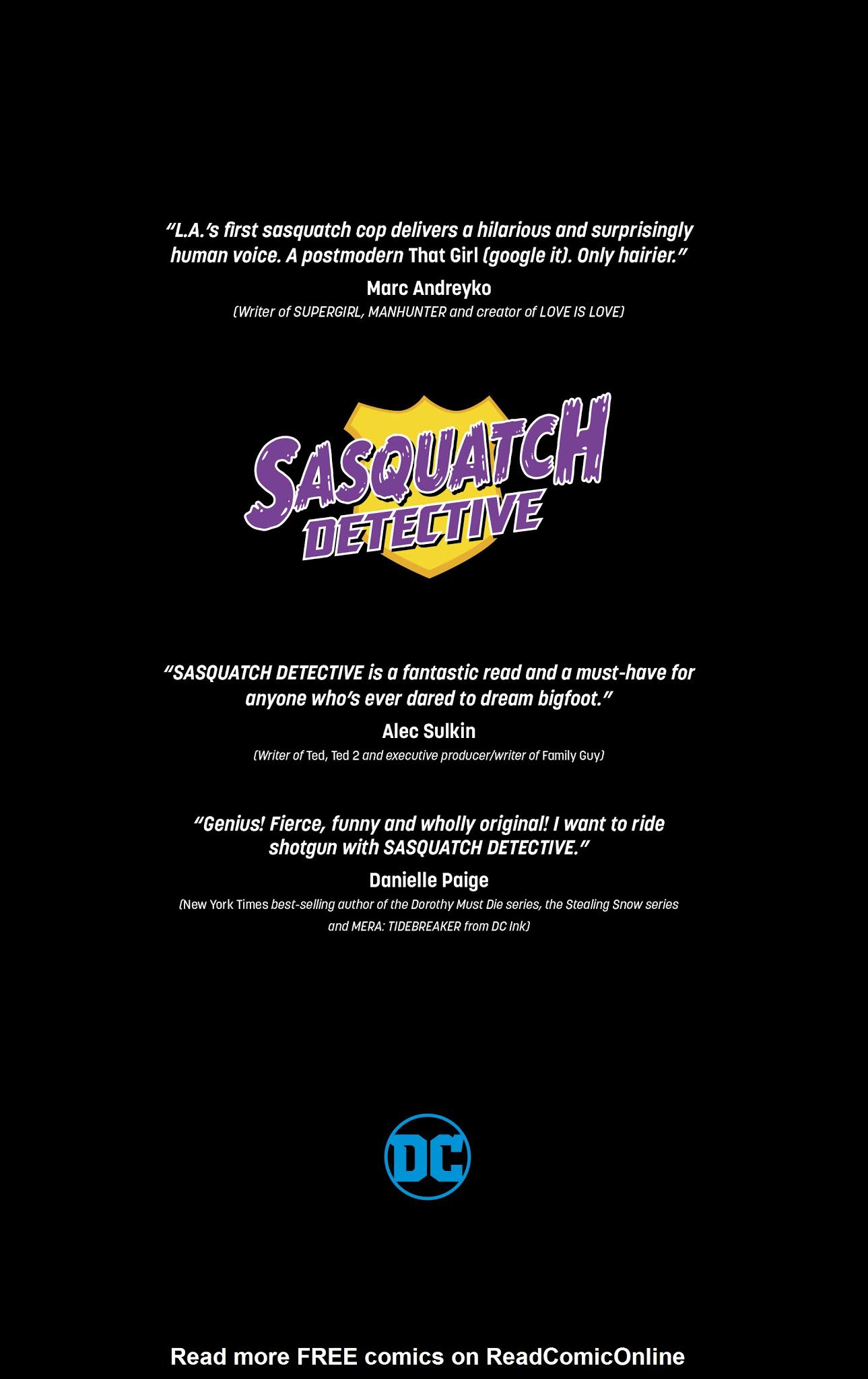 Read online Sasquatch Detective Special comic -  Issue # Full - 76