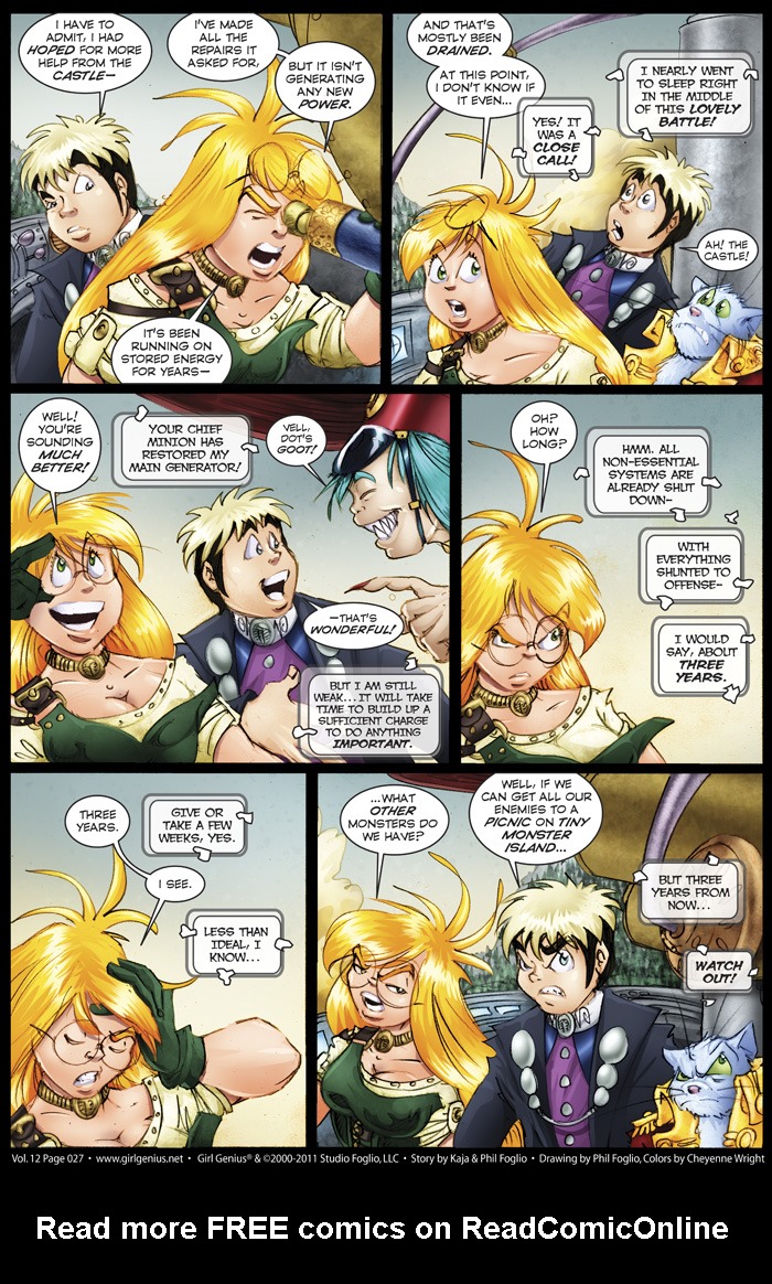 Read online Girl Genius (2002) comic -  Issue #12 - 27