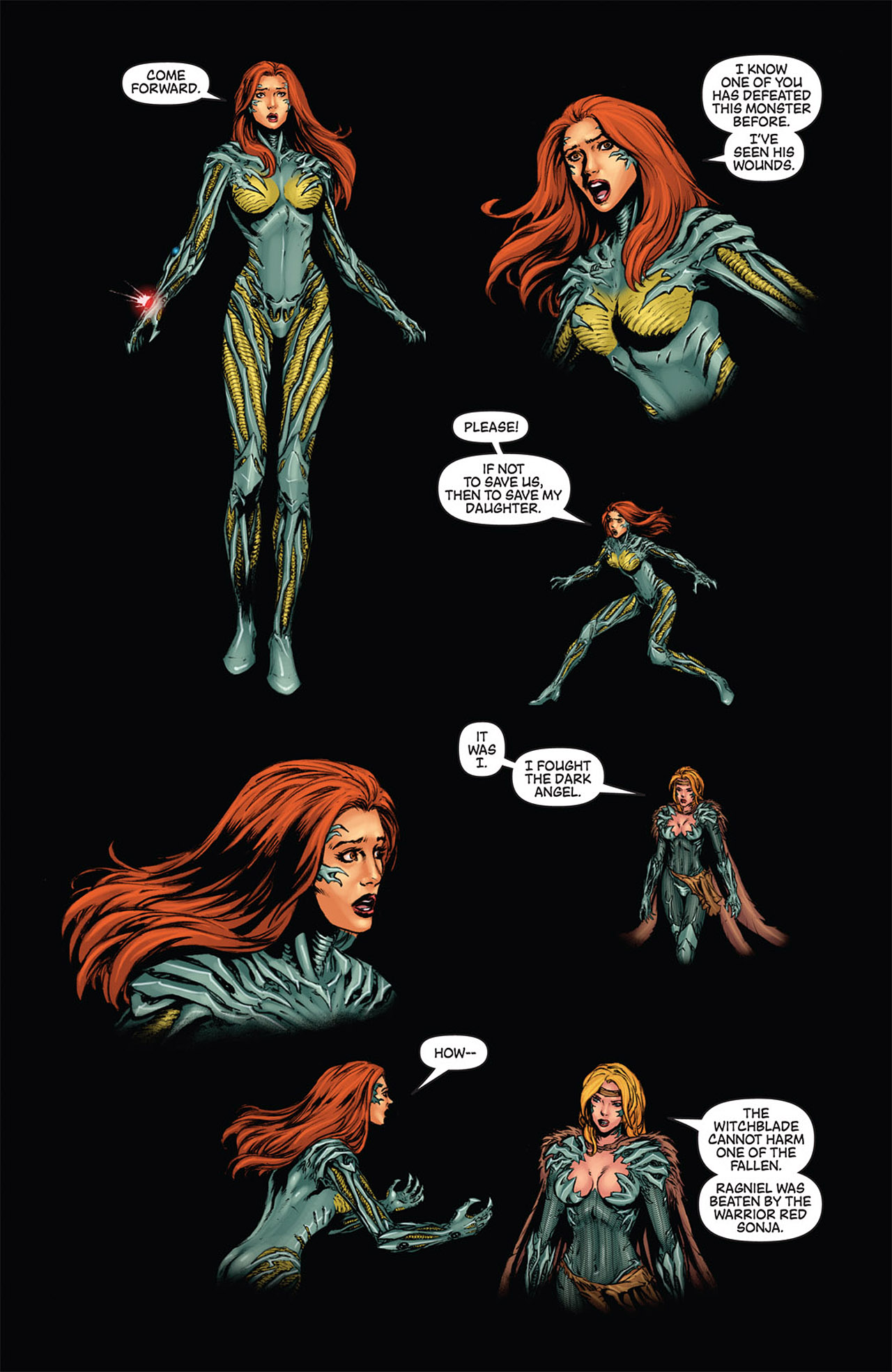 Read online Witchblade/Red Sonja comic -  Issue #3 - 21