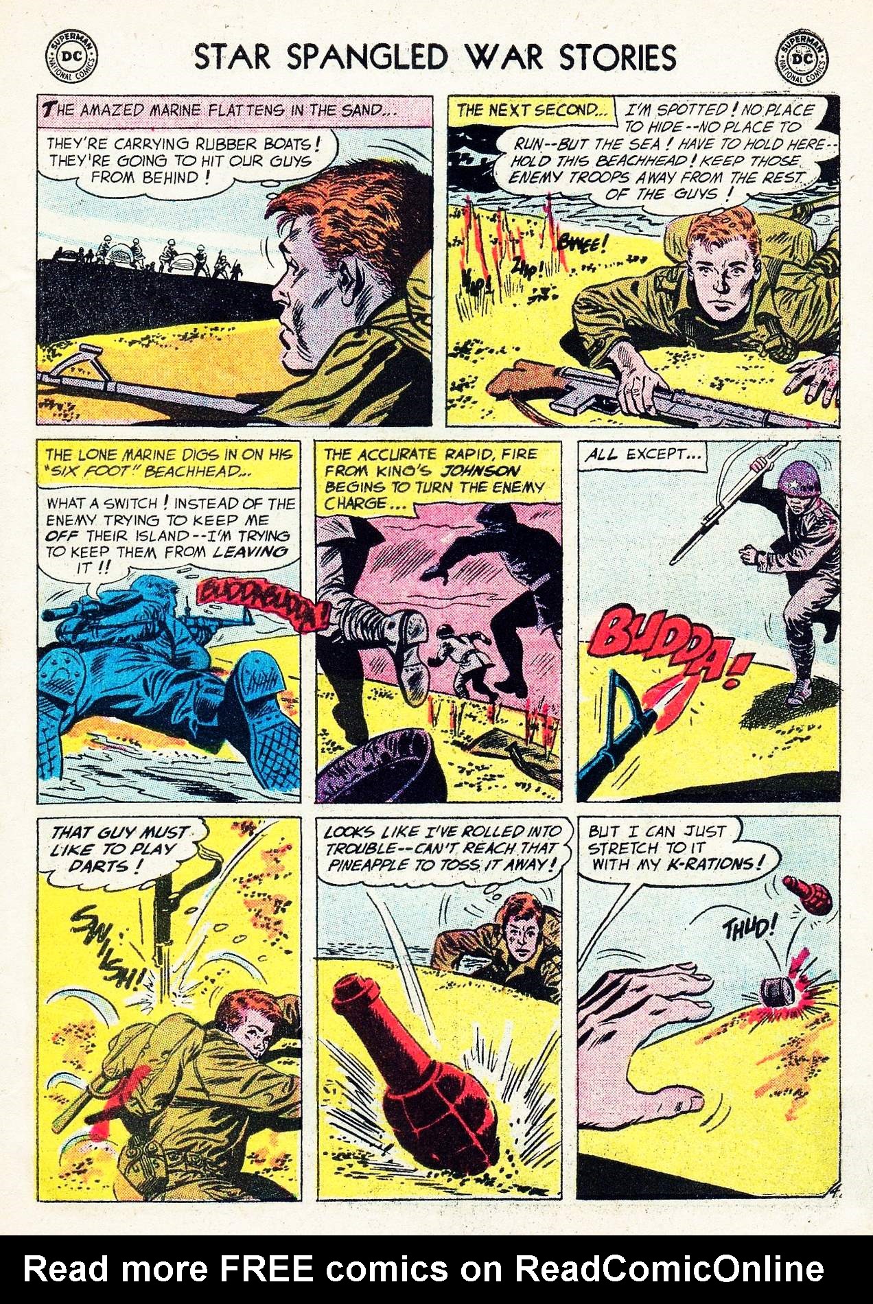 Read online Star Spangled War Stories (1952) comic -  Issue #58 - 31