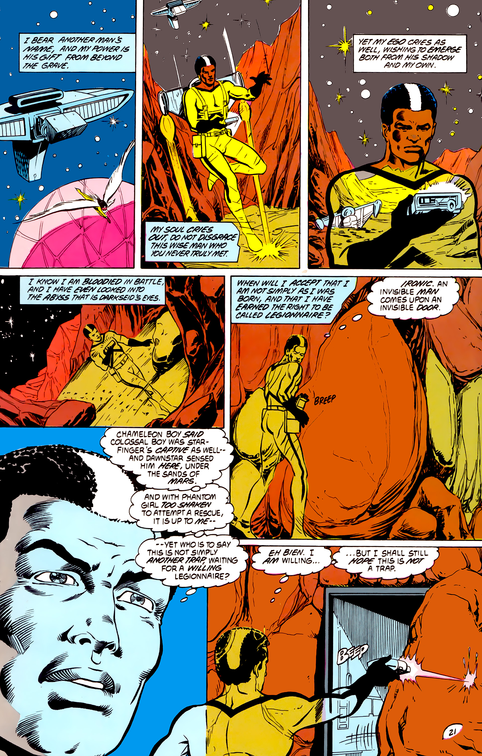 Read online Legion of Super-Heroes (1984) comic -  Issue # _Annual 4 - 22