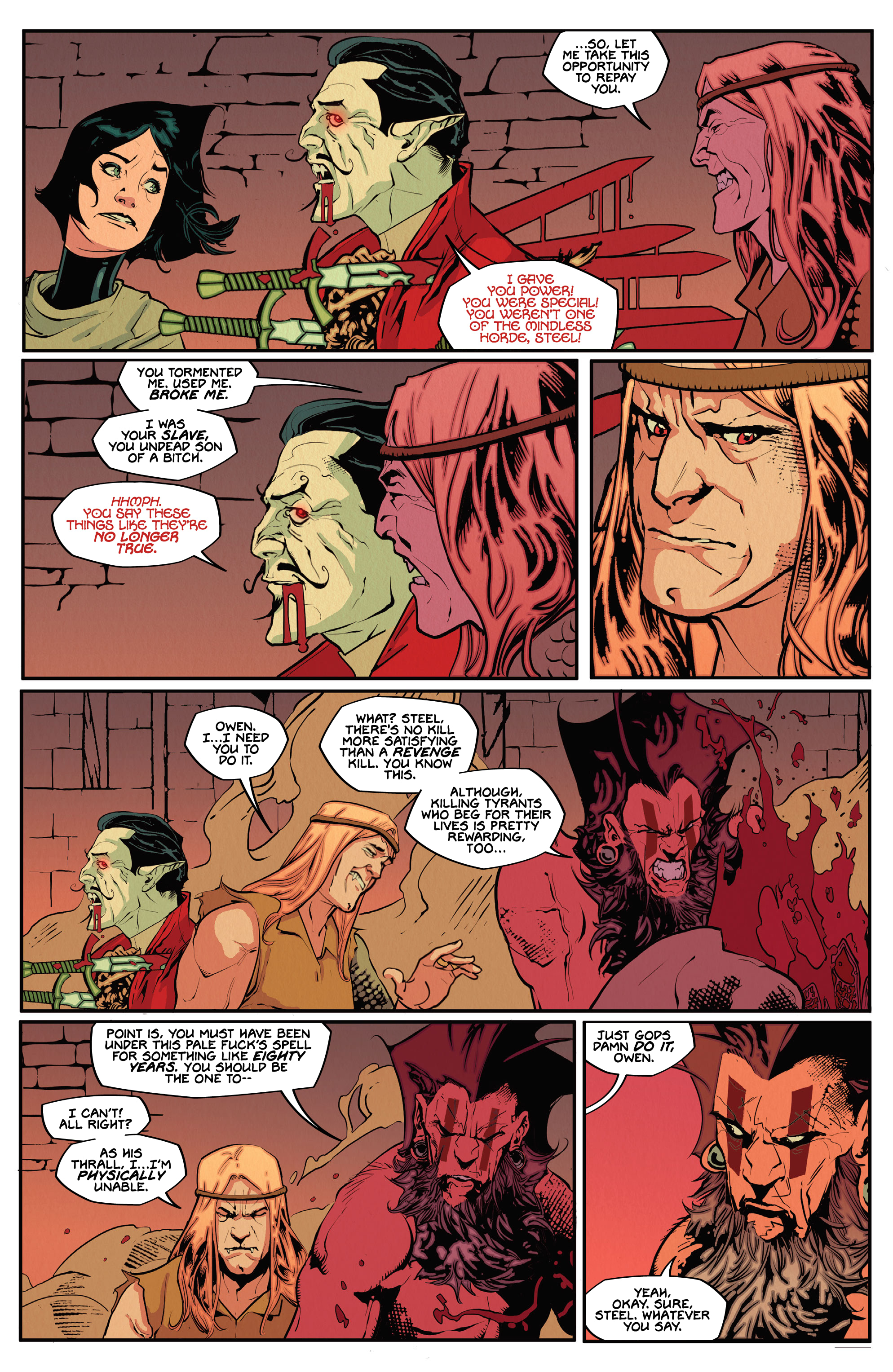 Read online Barbaric: Axe to Grind comic -  Issue #1 - 12