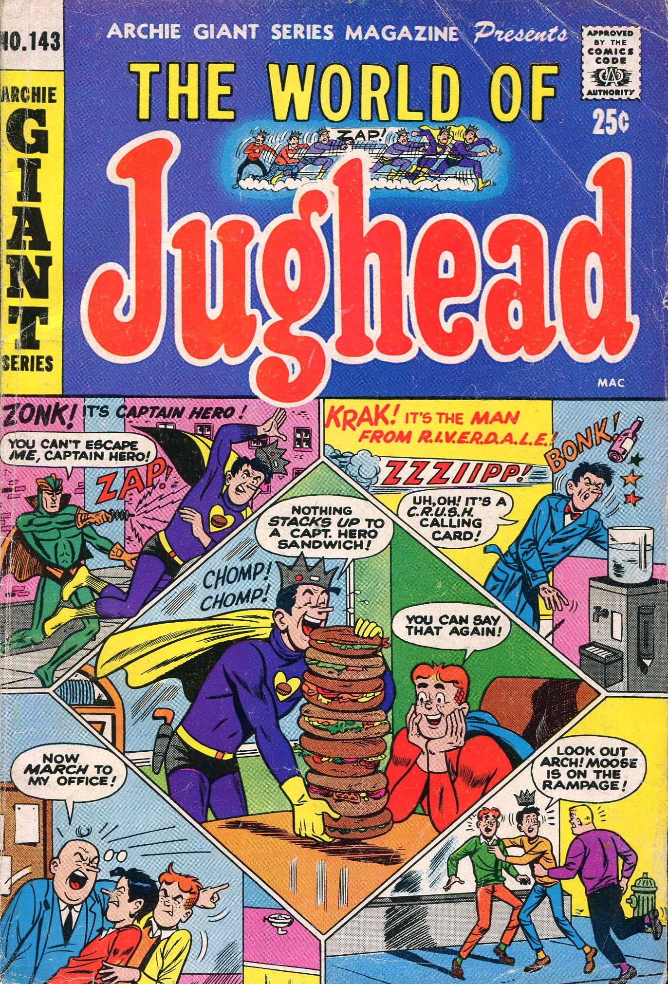 Read online Archie Giant Series Magazine comic -  Issue #143 - 1