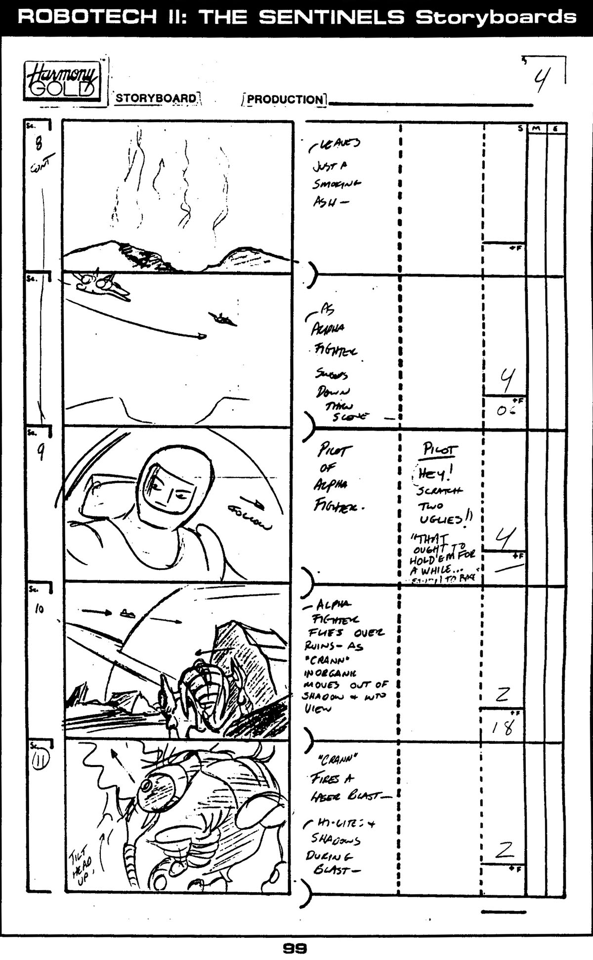 Read online Robotech II: The Sentinels comic -  Issue # _Script Book 2 - 95
