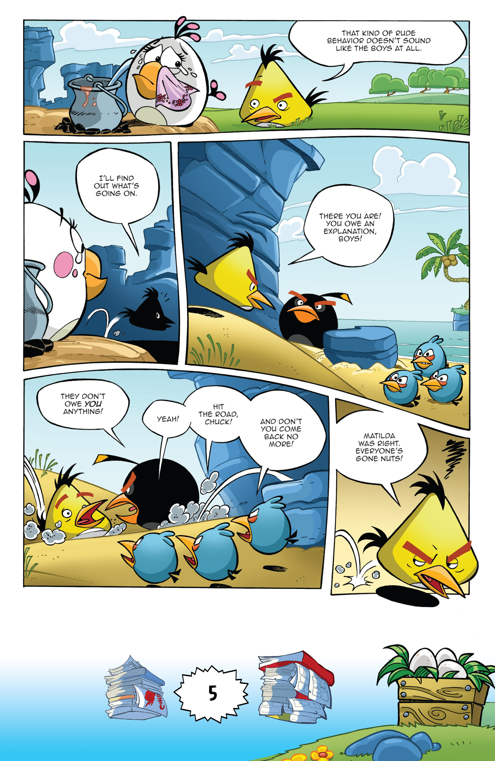 Read online Angry Birds Comics (2016) comic -  Issue #6 - 7