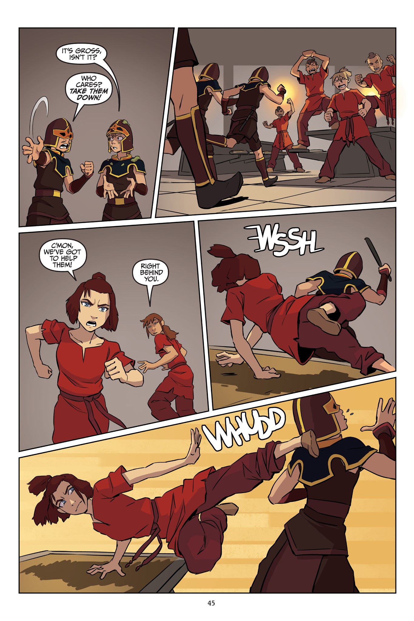 Read online Avatar: The Last Airbender – Suki, Alone comic -  Issue # TPB - 46
