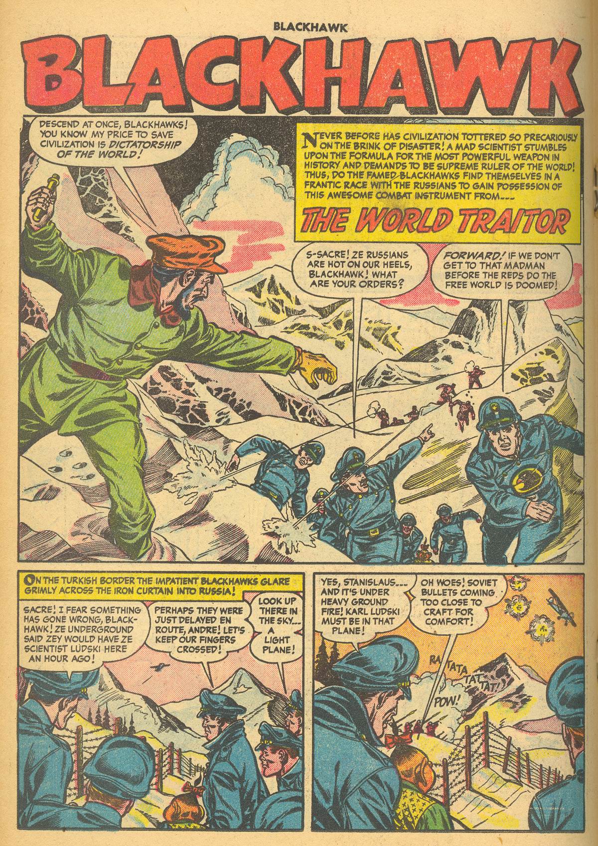 Read online Blackhawk (1957) comic -  Issue #92 - 18