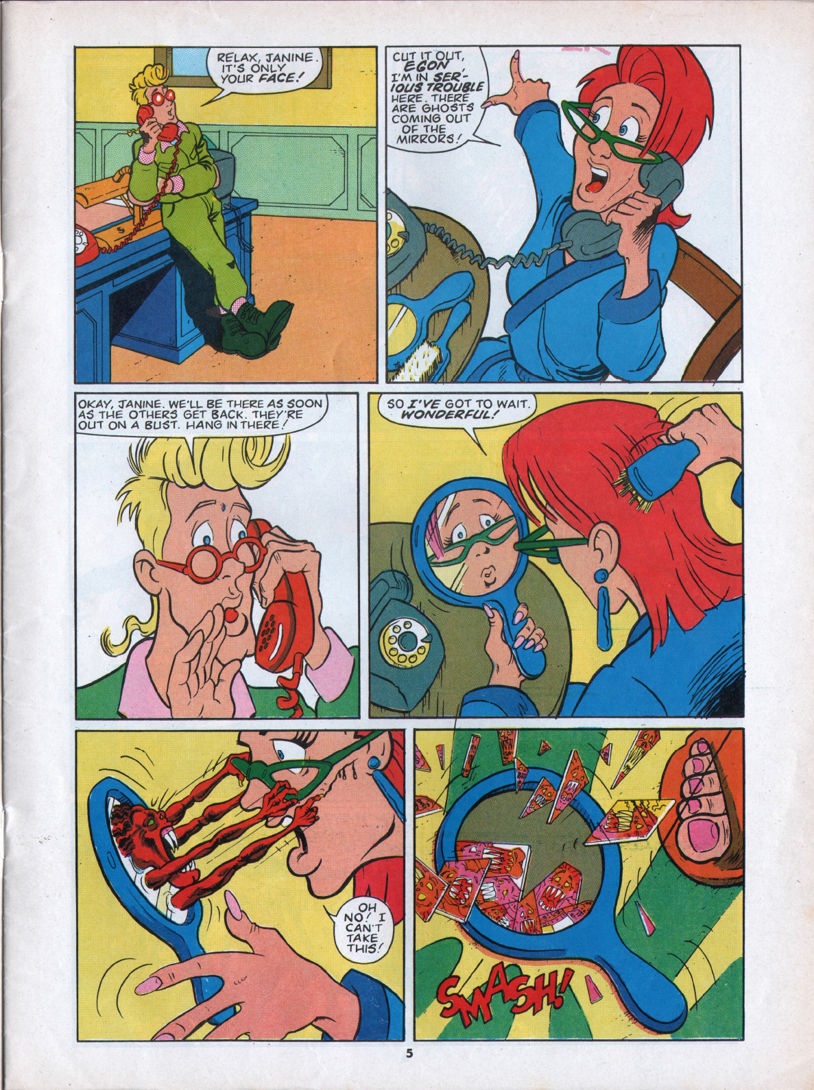 Read online The Real Ghostbusters comic -  Issue #38 - 5