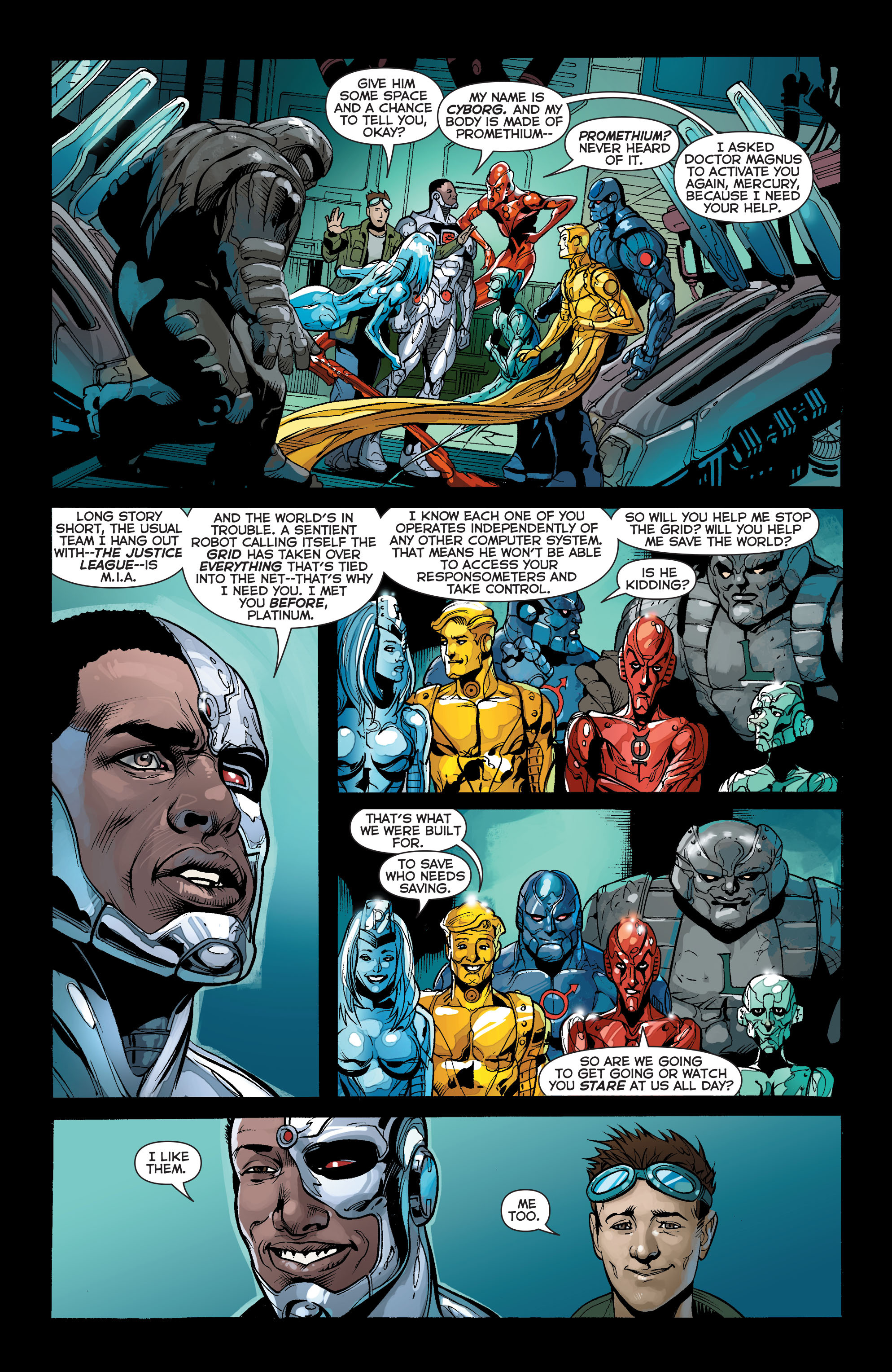 Read online Justice League (2011) comic -  Issue # _TPB 5 - 130