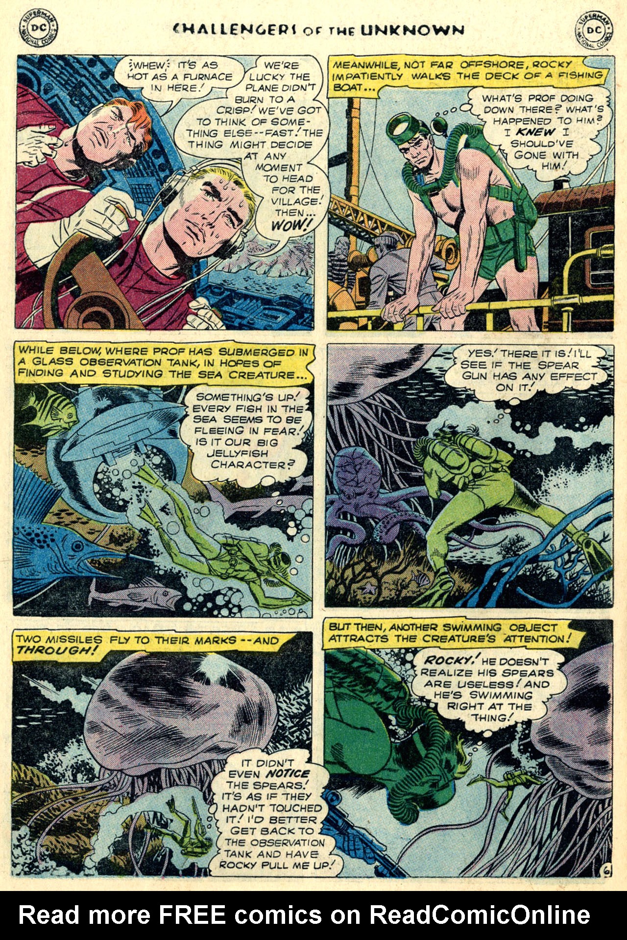 Read online Challengers of the Unknown (1958) comic -  Issue #7 - 8