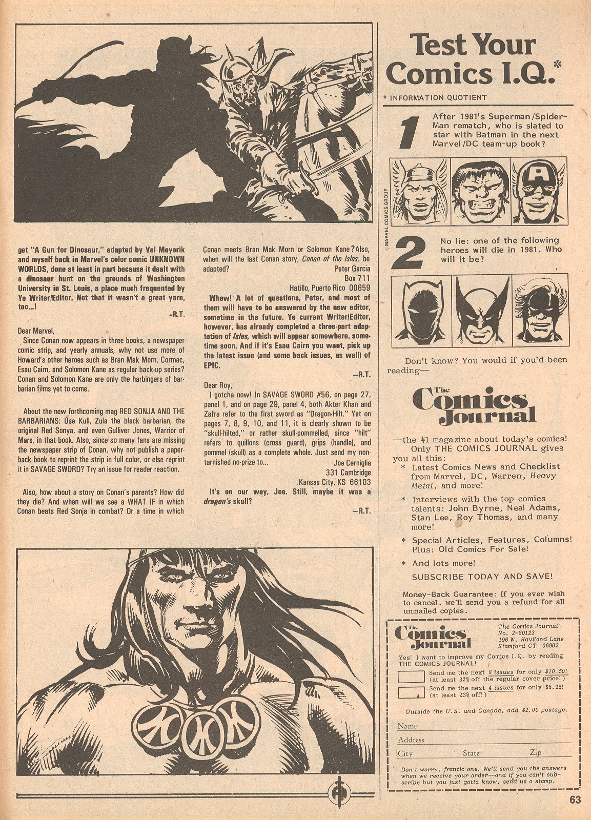 The Savage Sword Of Conan issue 60 - Page 63