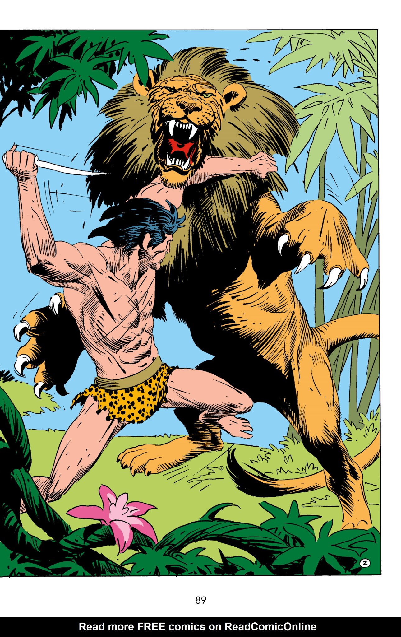 Read online Edgar Rice Burroughs' Tarzan The Joe Kubert Years comic -  Issue # TPB 3 (Part 1) - 90