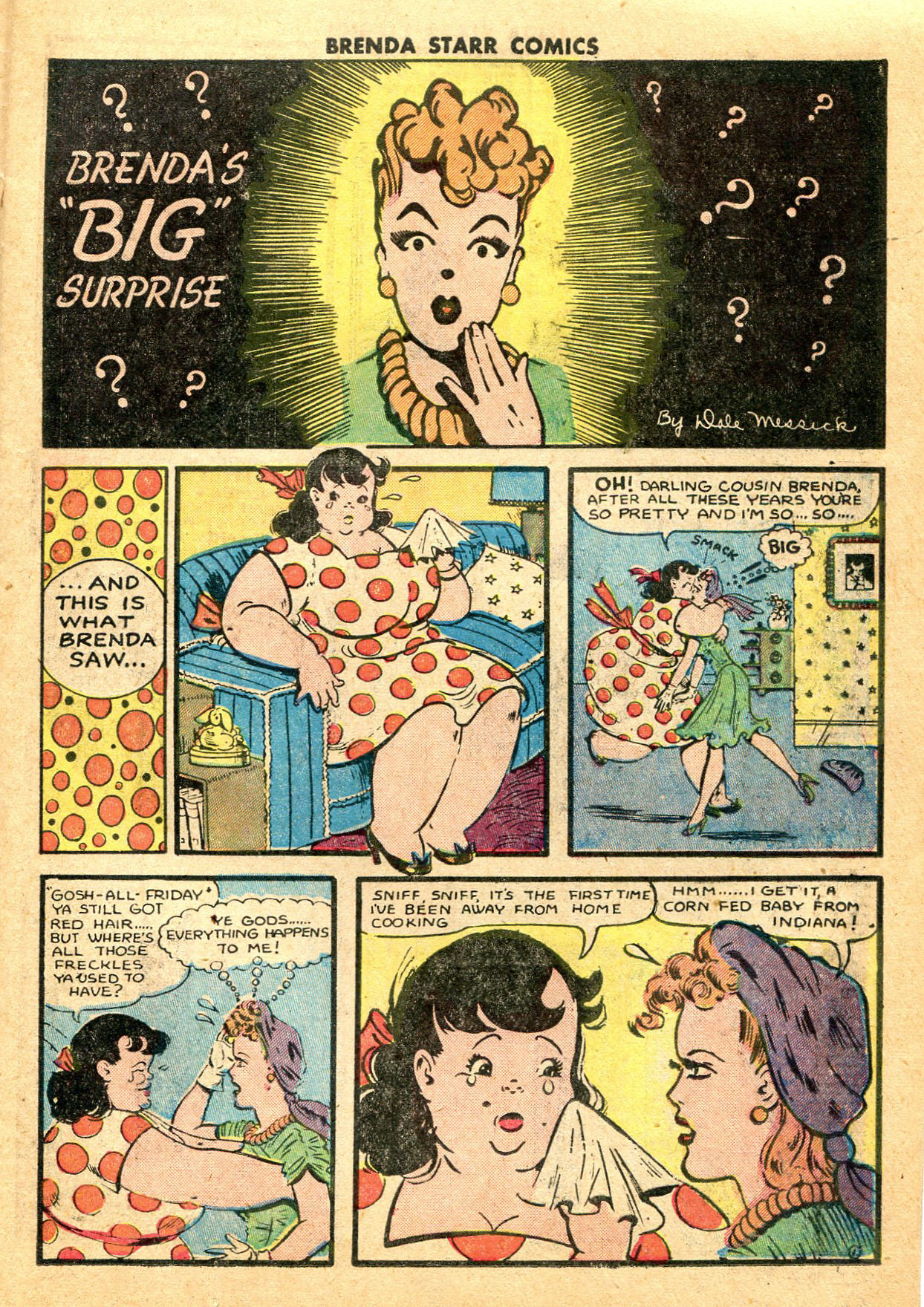 Read online Brenda Starr (1948) comic -  Issue #6 - 10