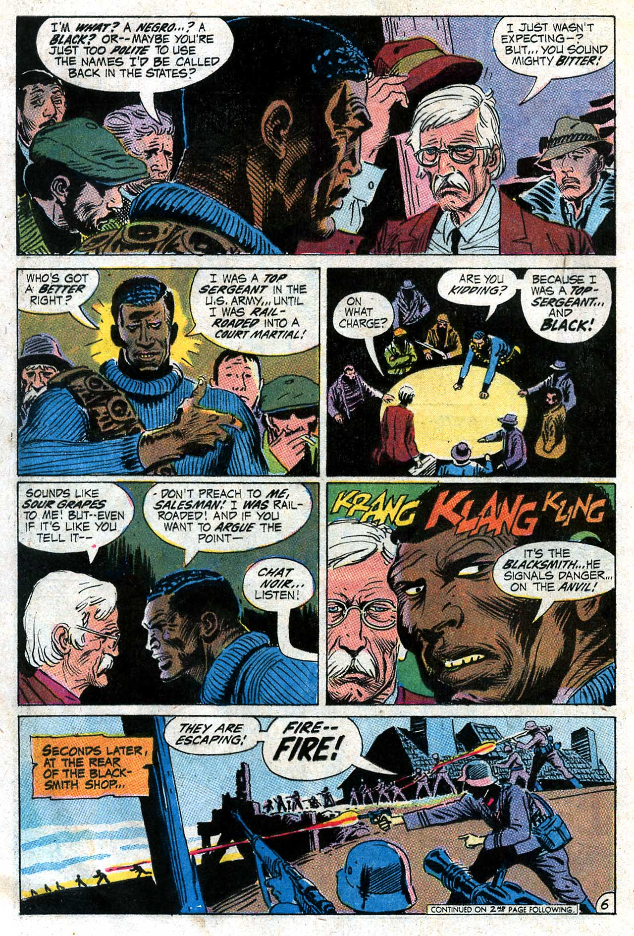 Read online Star Spangled War Stories (1952) comic -  Issue #155 - 7