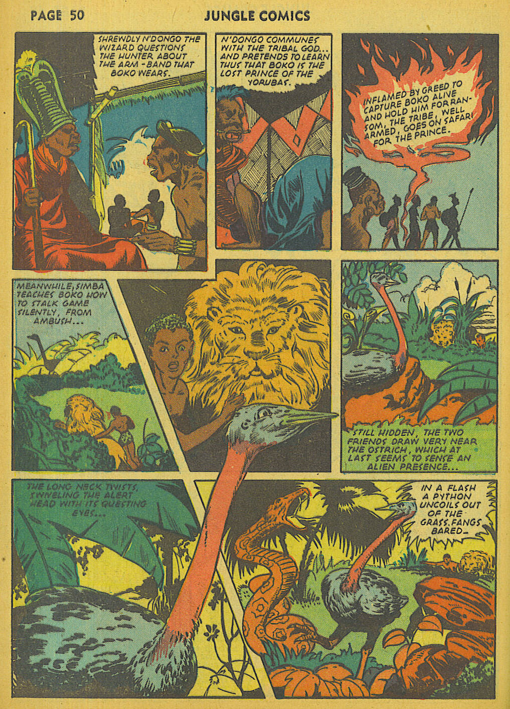 Read online Jungle Comics comic -  Issue #30 - 54
