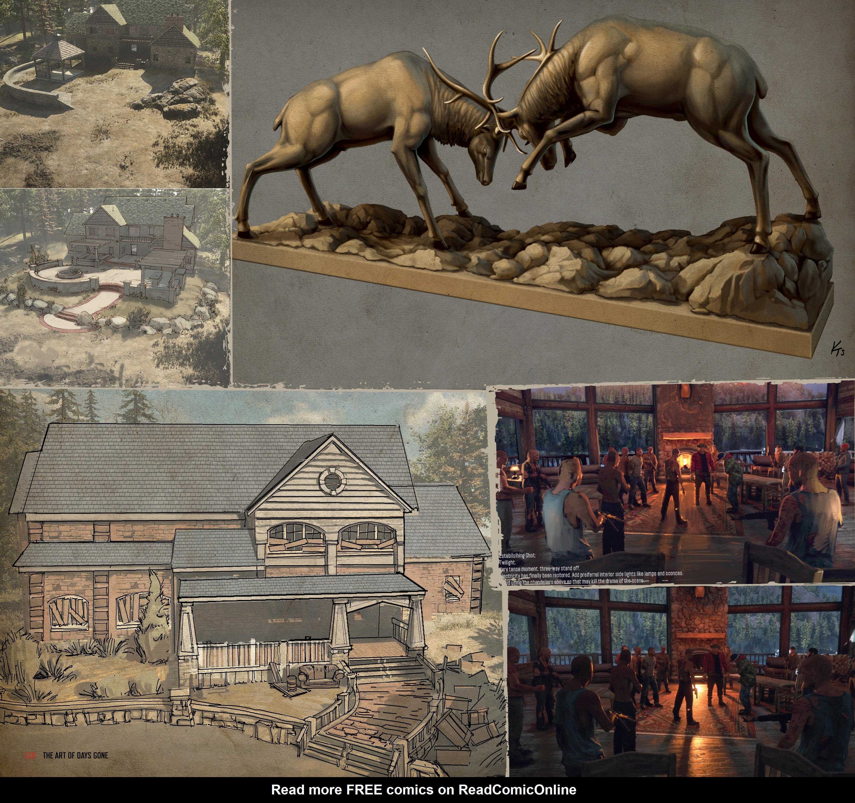 Read online The Art of Days Gone comic -  Issue # TPB (Part 2) - 2