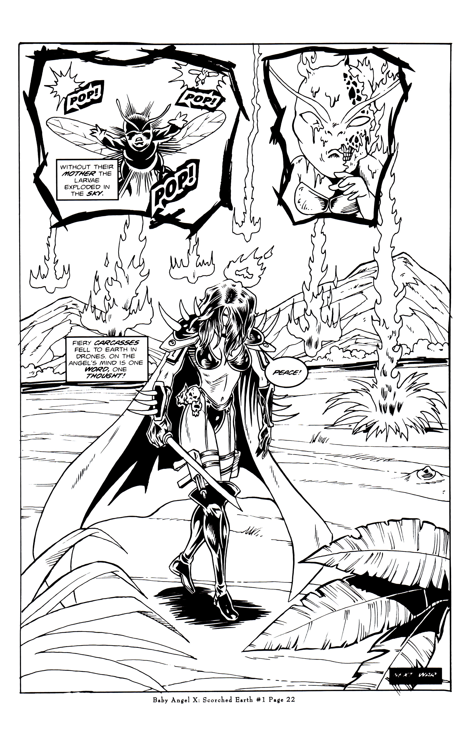 Read online Baby Angel X: Scorched Earth comic -  Issue #1 - 23