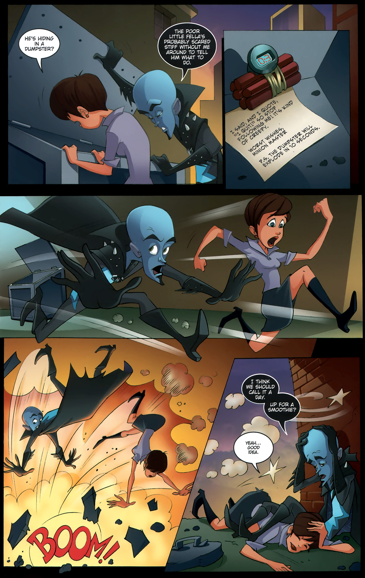 Read online Megamind: Bad. Blue. Brilliant. comic -  Issue #2 - 9