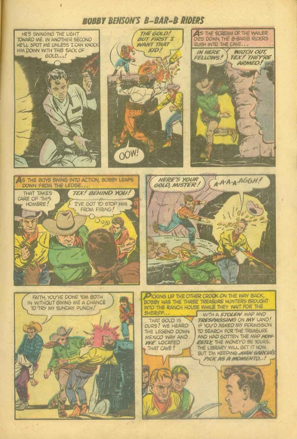 Read online Bobby Benson's B-Bar-B Riders comic -  Issue #6 - 17