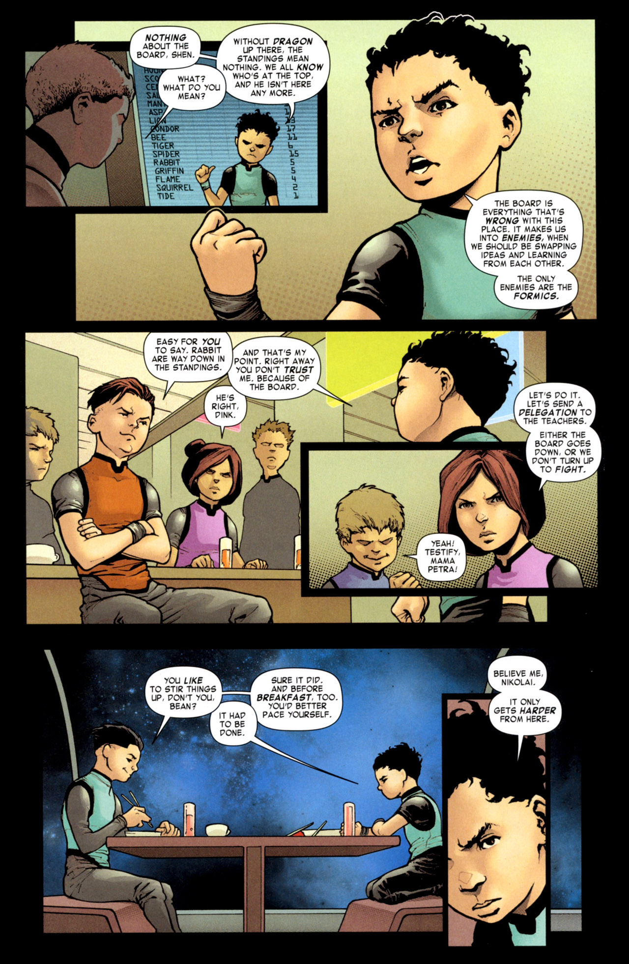 Read online Ender's Shadow: Command School comic -  Issue #4 - 5