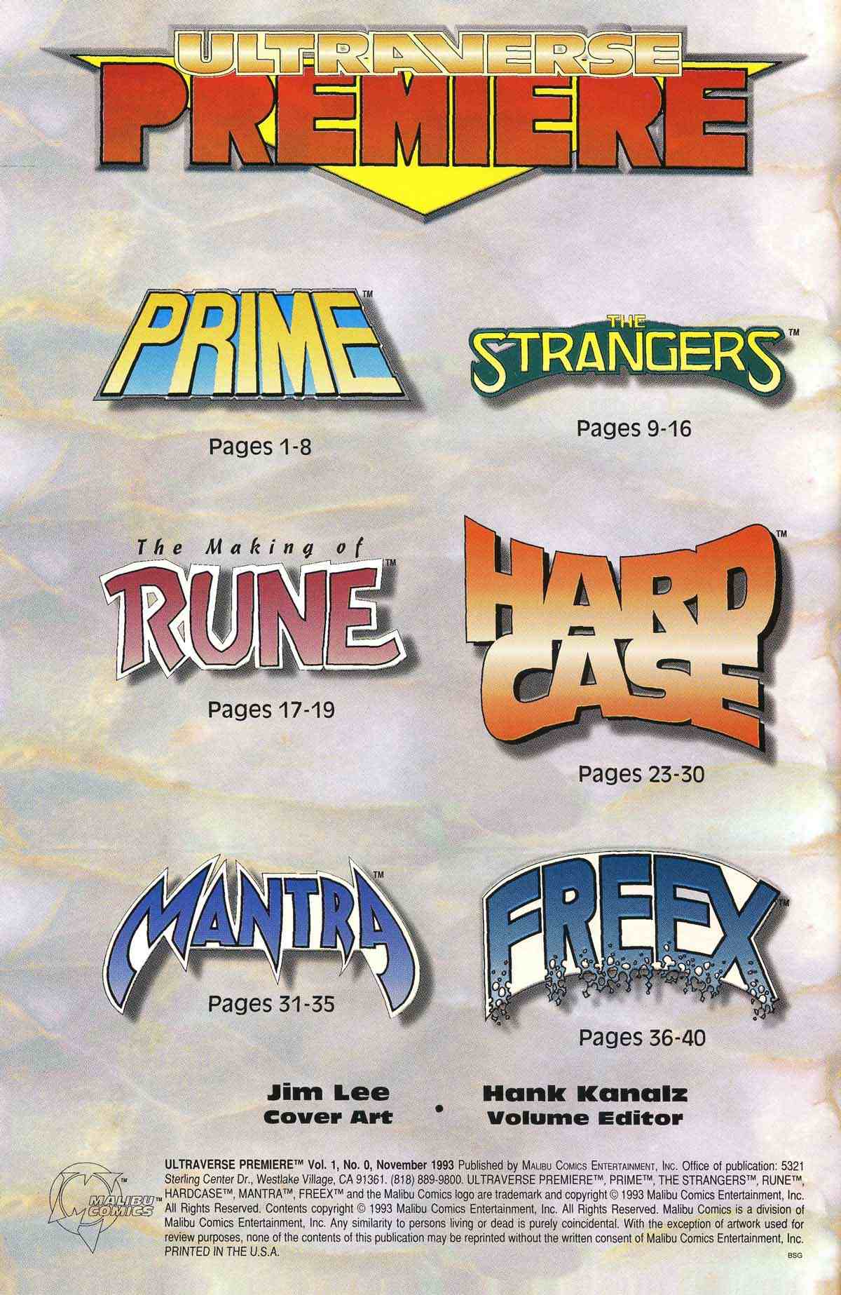 Read online Ultraverse Premiere comic -  Issue #0 - 2