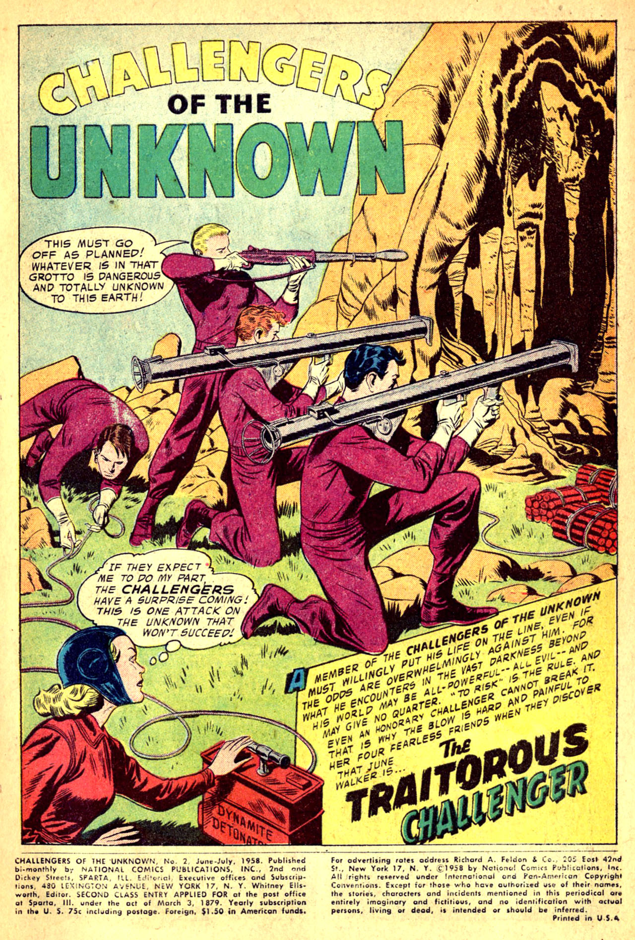 Read online Challengers of the Unknown (1958) comic -  Issue #2 - 3