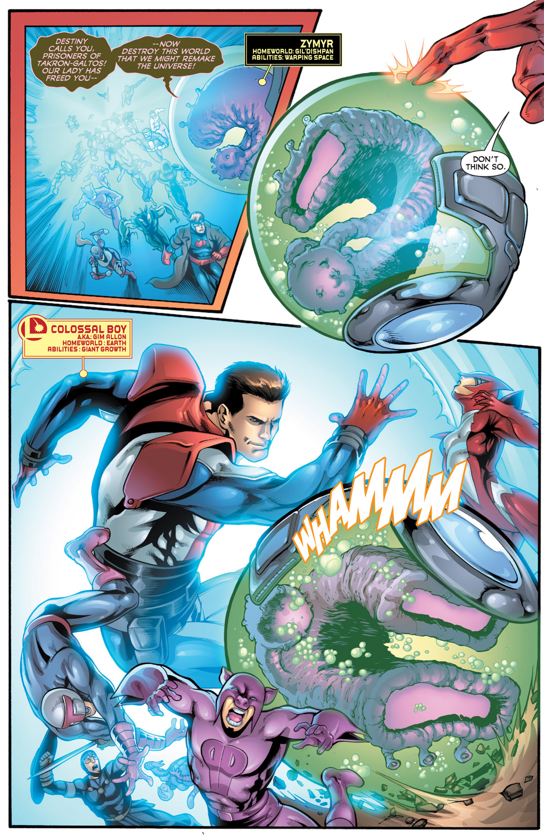 Legion of Super-Heroes (2010) Issue #16 #17 - English 5