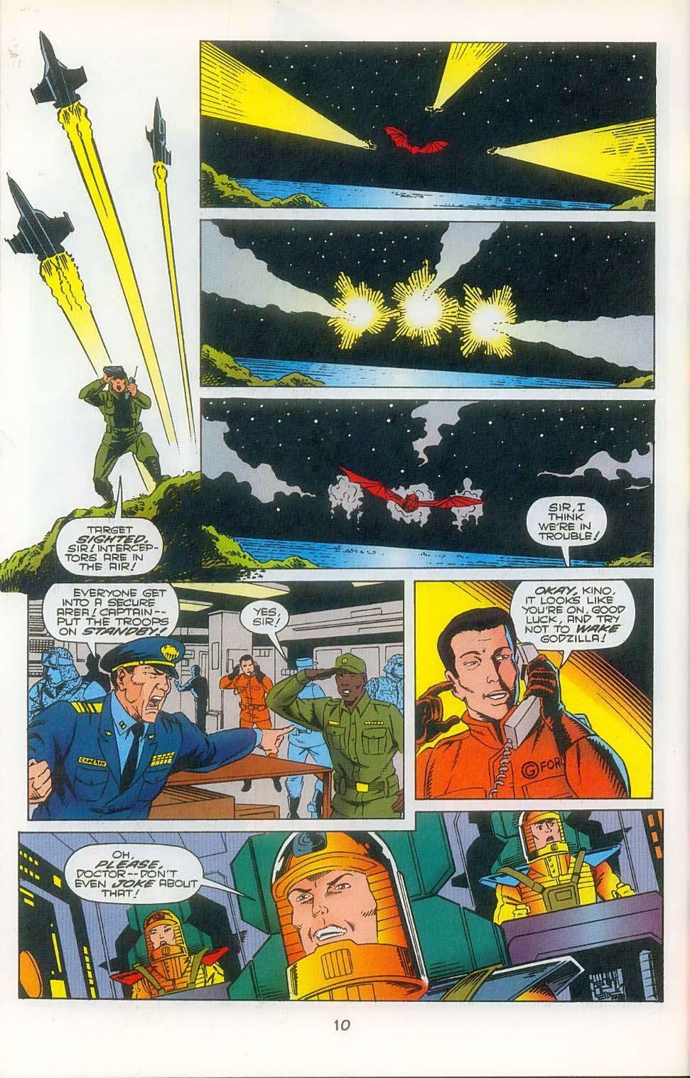 Read online Godzilla (1995) comic -  Issue #3 - 12