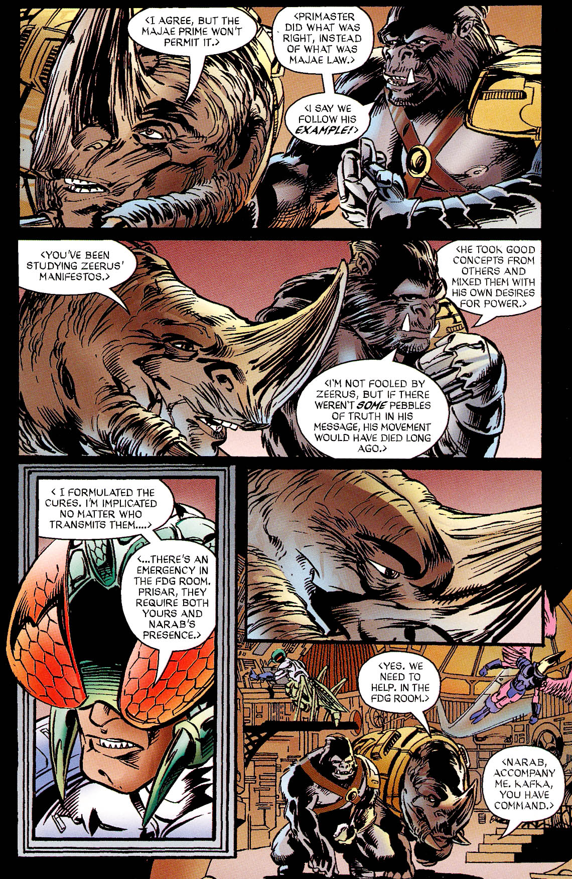 Read online Leonard Nimoy's Primortals (1996) comic -  Issue #5 - 14