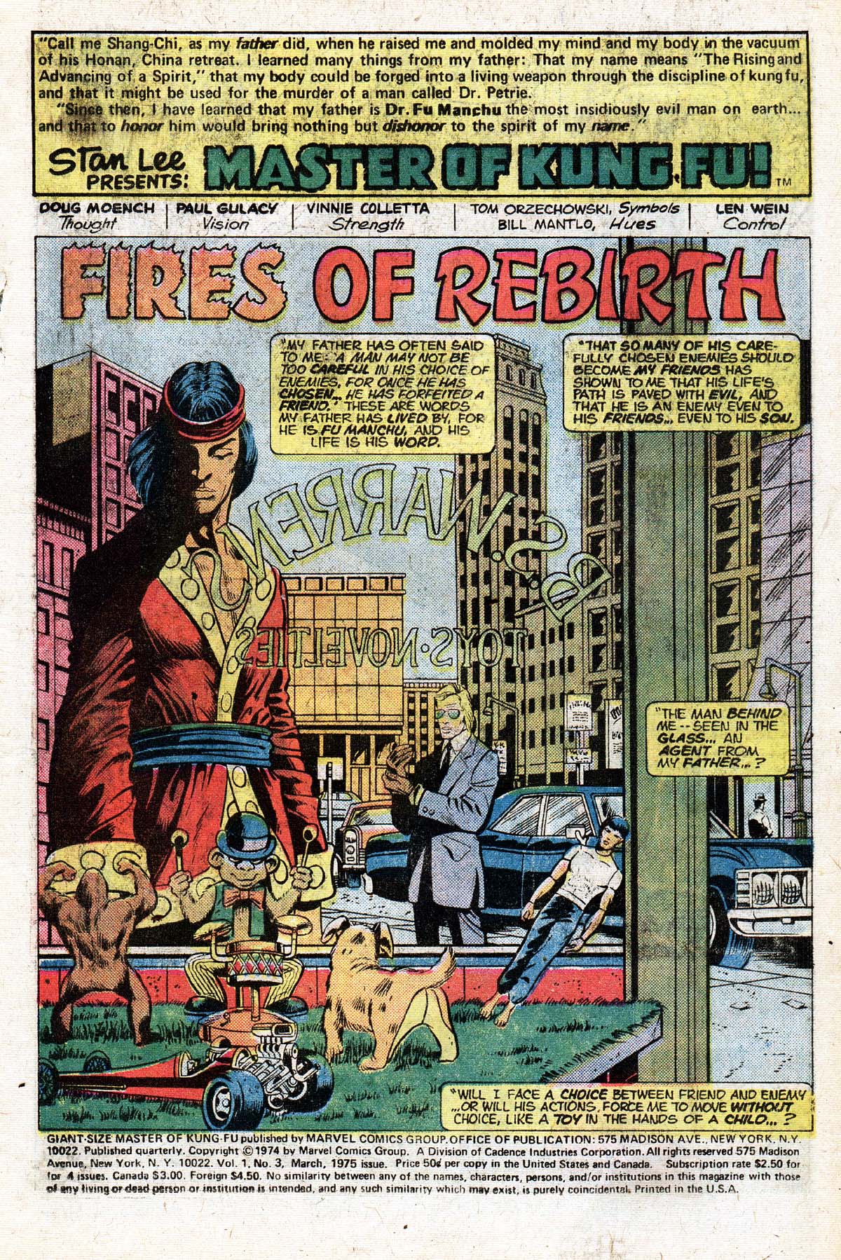 Read online Giant-Size Master of Kung Fu comic -  Issue #3 - 2