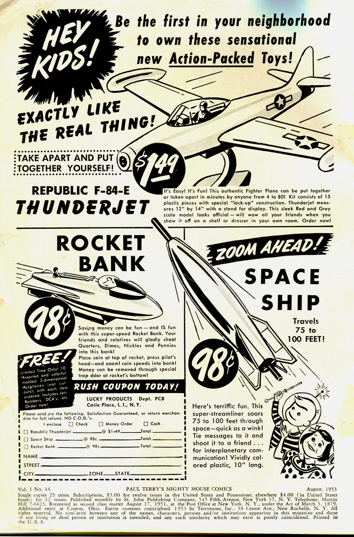Read online Paul Terry's Mighty Mouse Comics comic -  Issue #44 - 2