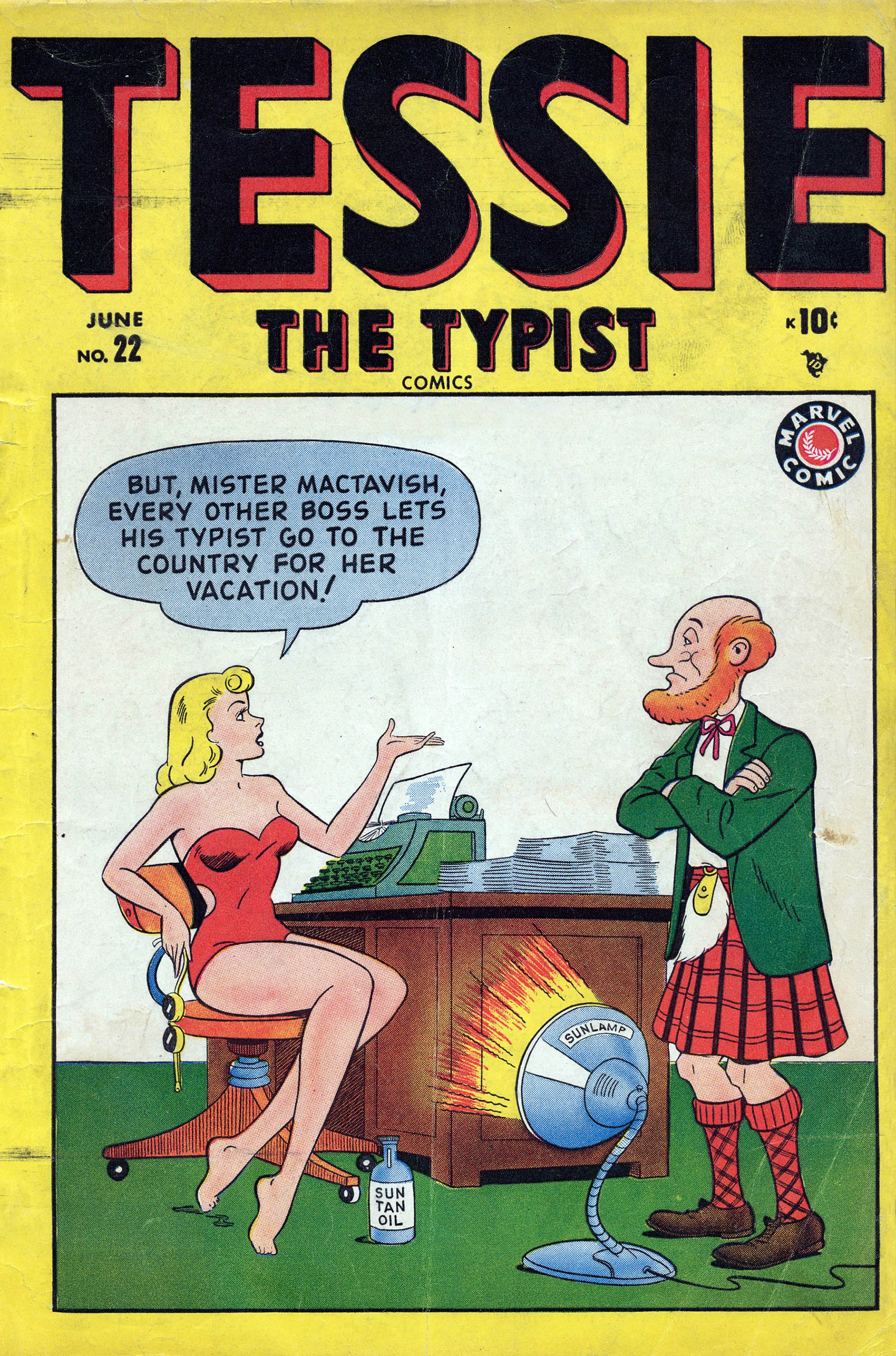 Read online Tessie the Typist comic -  Issue #22 - 1