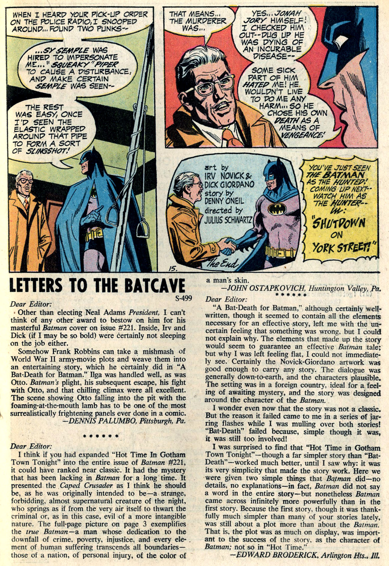 Read online Batman (1940) comic -  Issue #225 - 19