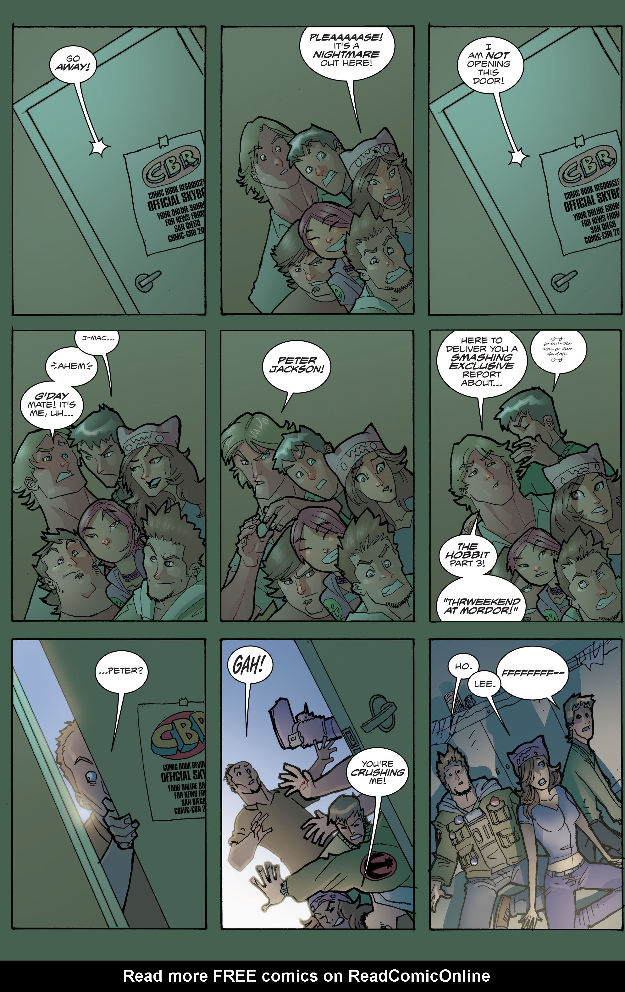 Read online Fanboys vs. Zombies comic Issue 1