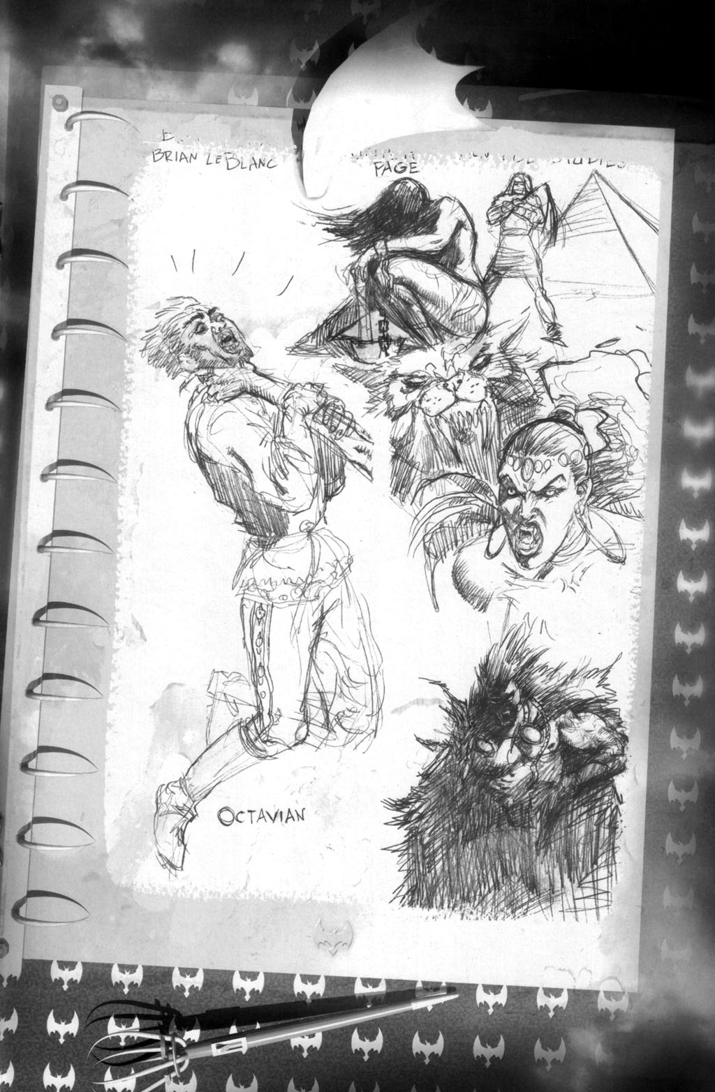 Read online Purgatori: The Dracula Gambit comic -  Issue # _Sketchbook - 15