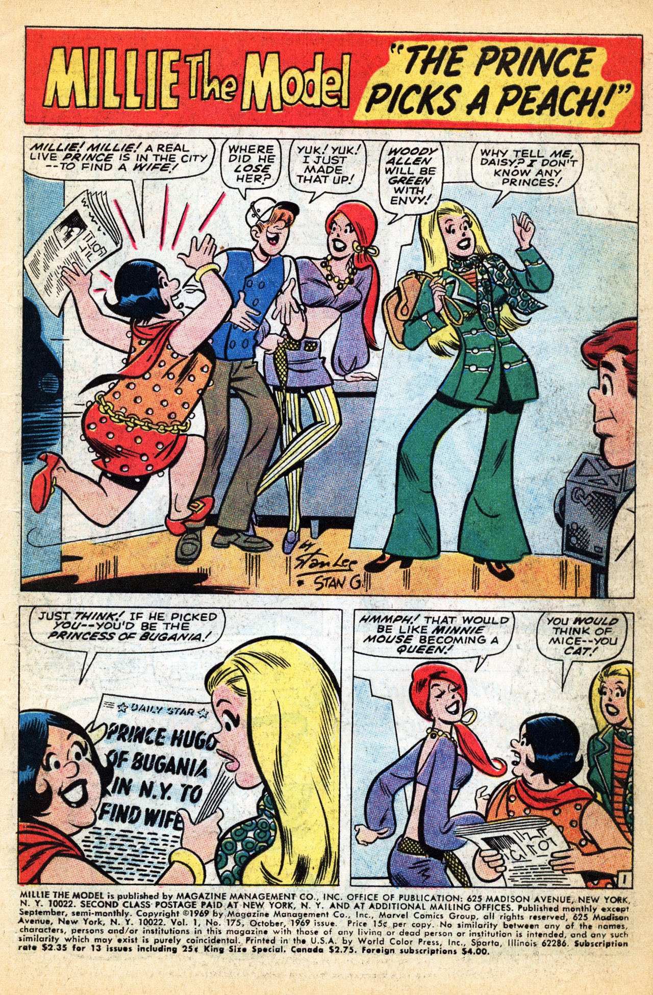 Read online Millie the Model comic -  Issue #175 - 3