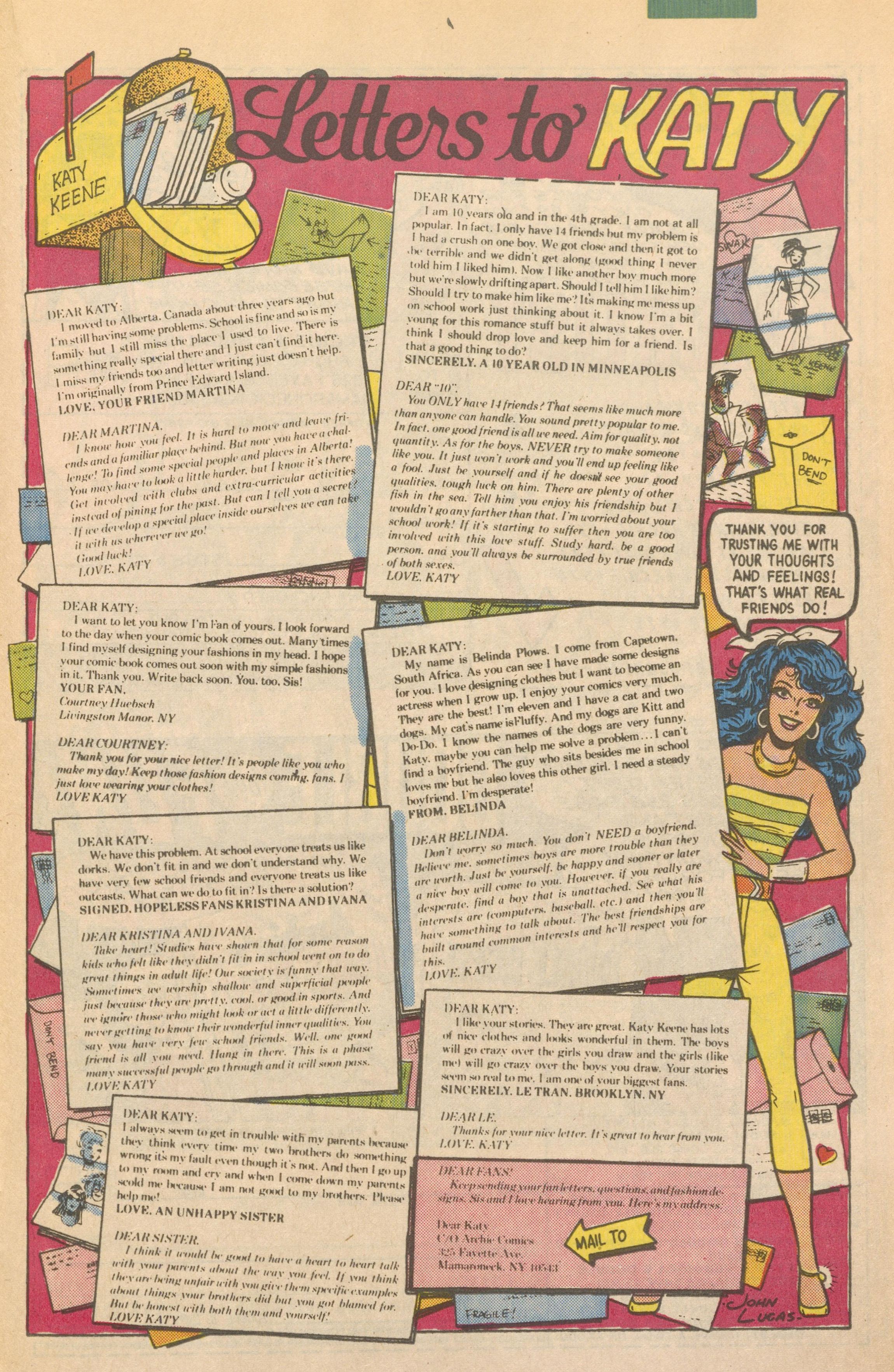 Read online Katy Keene (1983) comic -  Issue #22 - 22