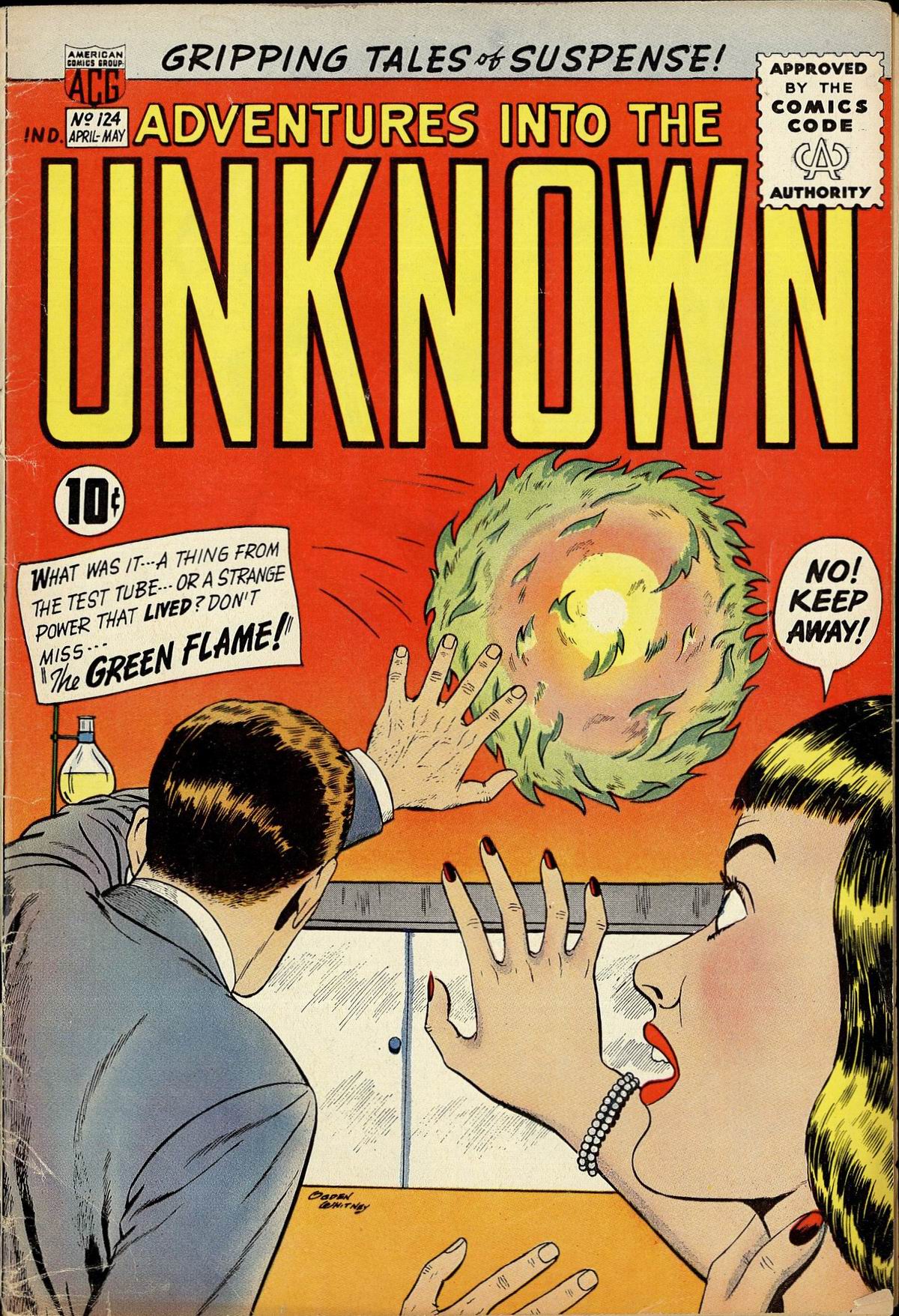 Read online Adventures Into The Unknown comic -  Issue #124 - 1
