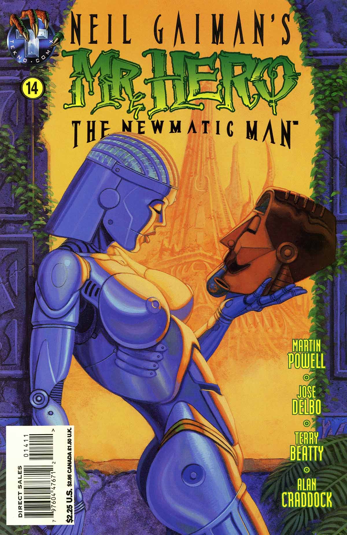 Read online Neil Gaiman's Mr. Hero - The Newmatic Man (1995) comic -  Issue #14 - 1