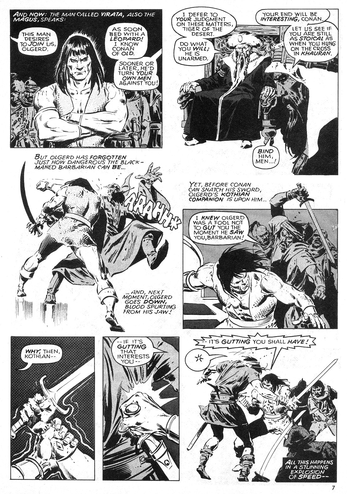 Read online The Savage Sword Of Conan comic -  Issue #32 - 7