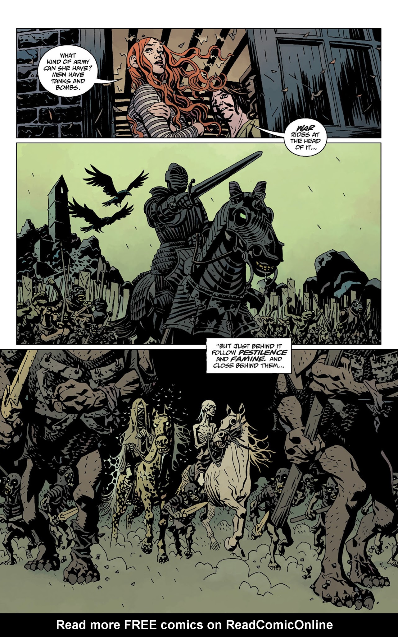 Read online Hellboy: The Storm And The Fury comic -  Issue # TPB - 115