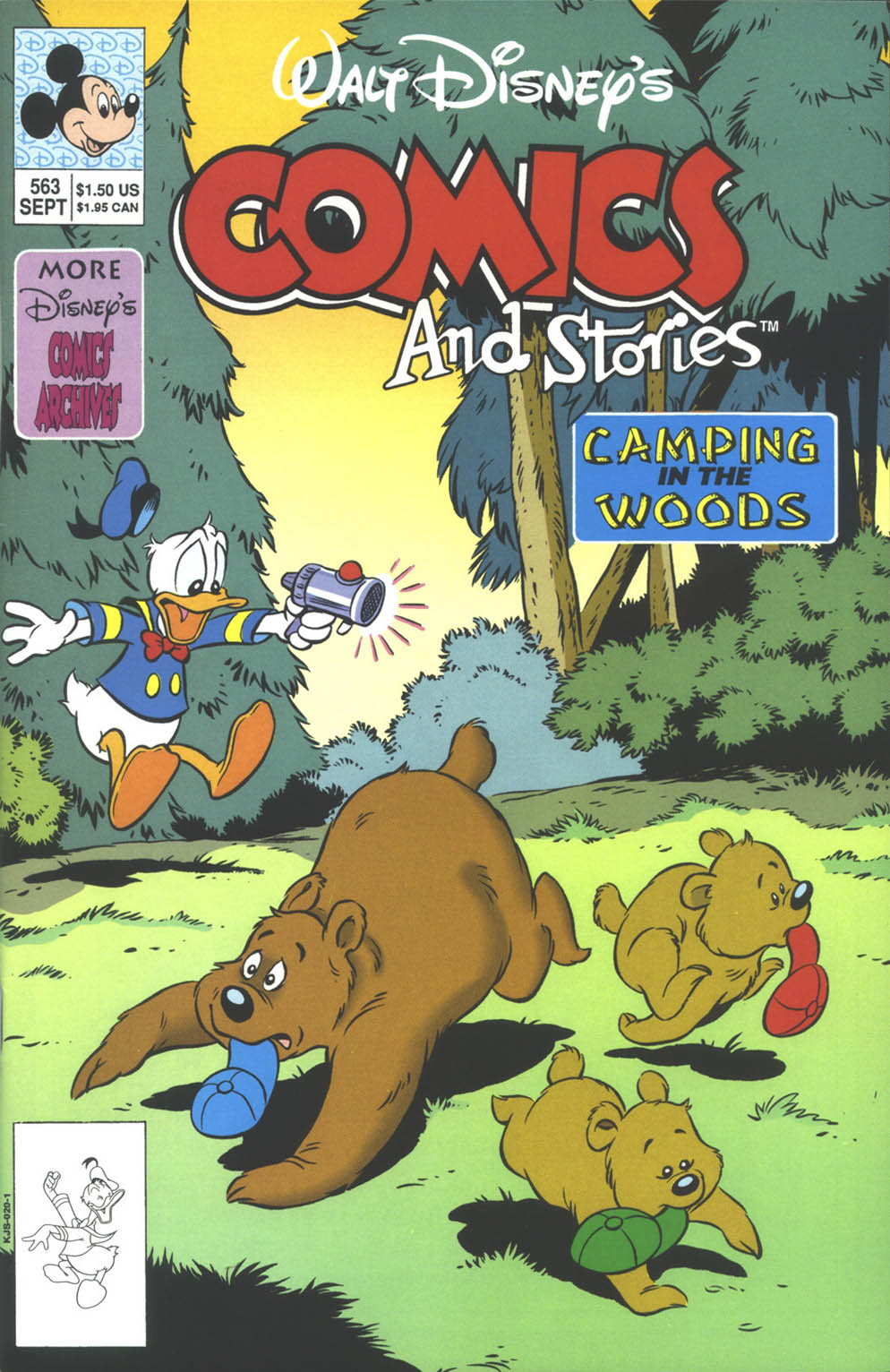 Read online Walt Disney's Comics and Stories comic -  Issue #563 - 1