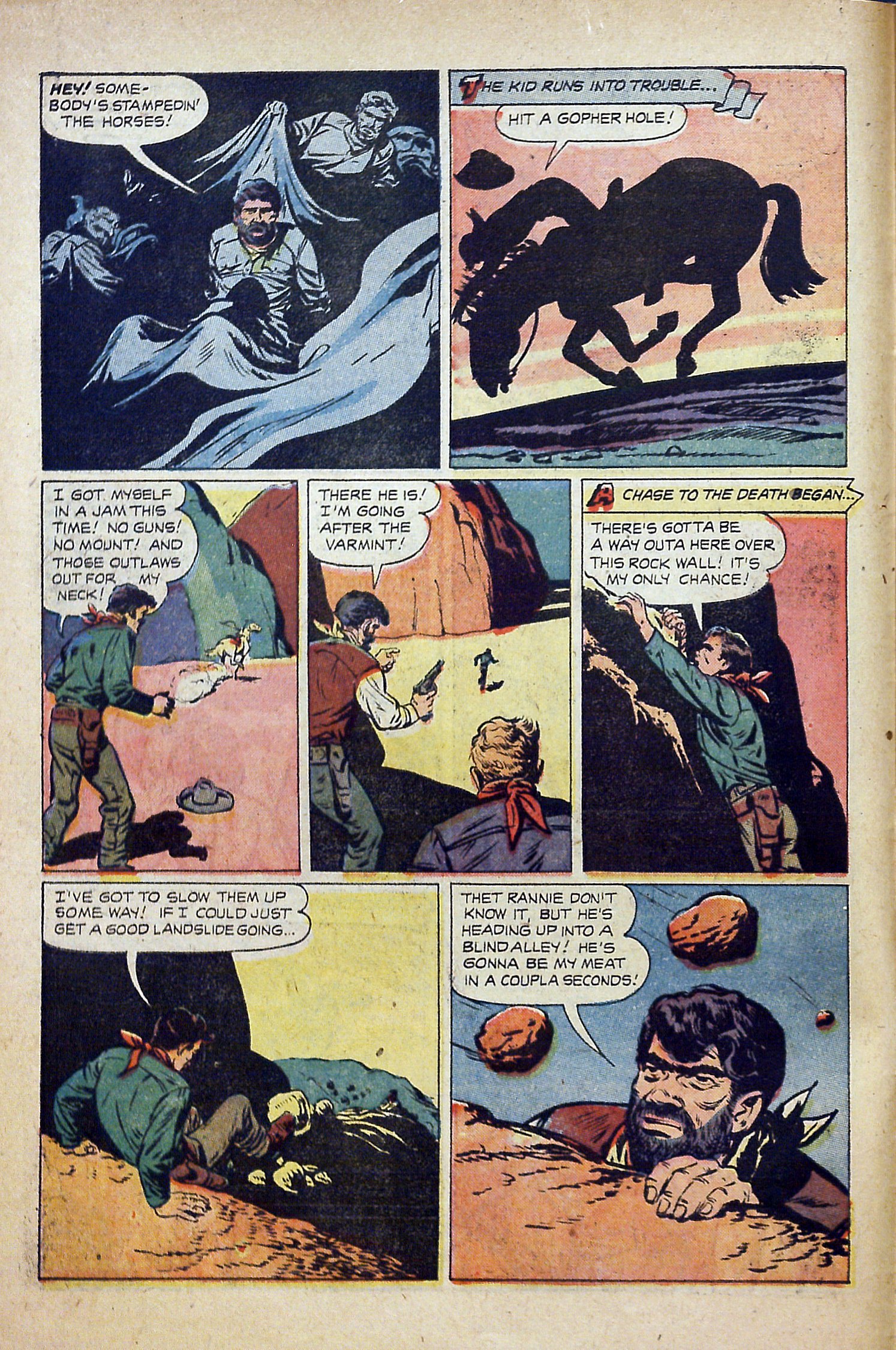 Read online Billy the Kid Adventure Magazine comic -  Issue #9 - 10