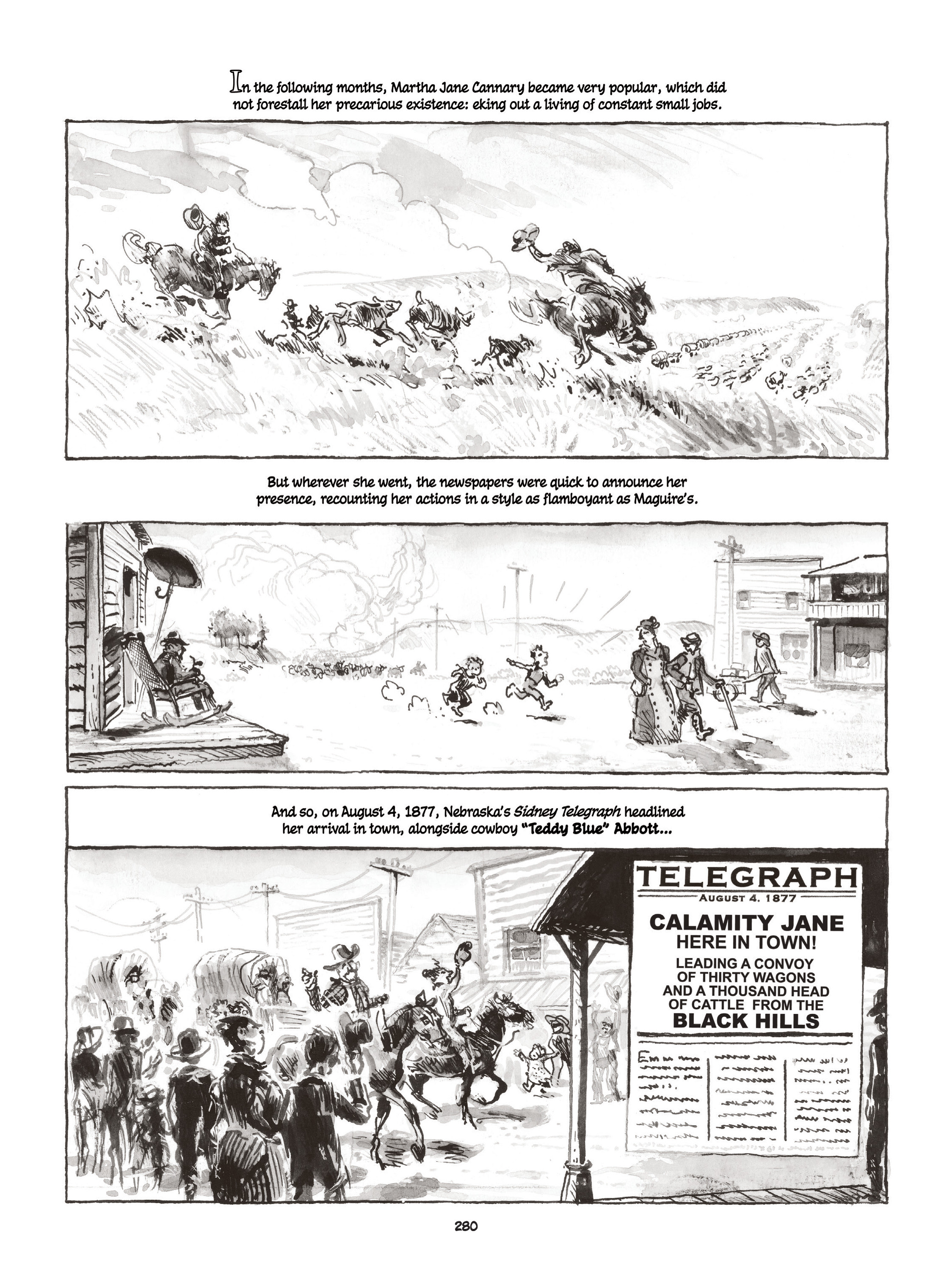 Read online Calamity Jane: The Calamitous Life of Martha Jane Cannary comic -  Issue # TPB (Part 3) - 77