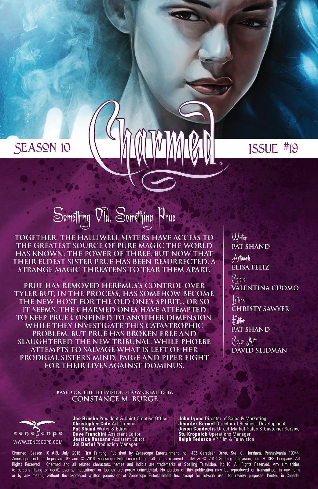 Charmed Season 10 issue 19 - Page 2