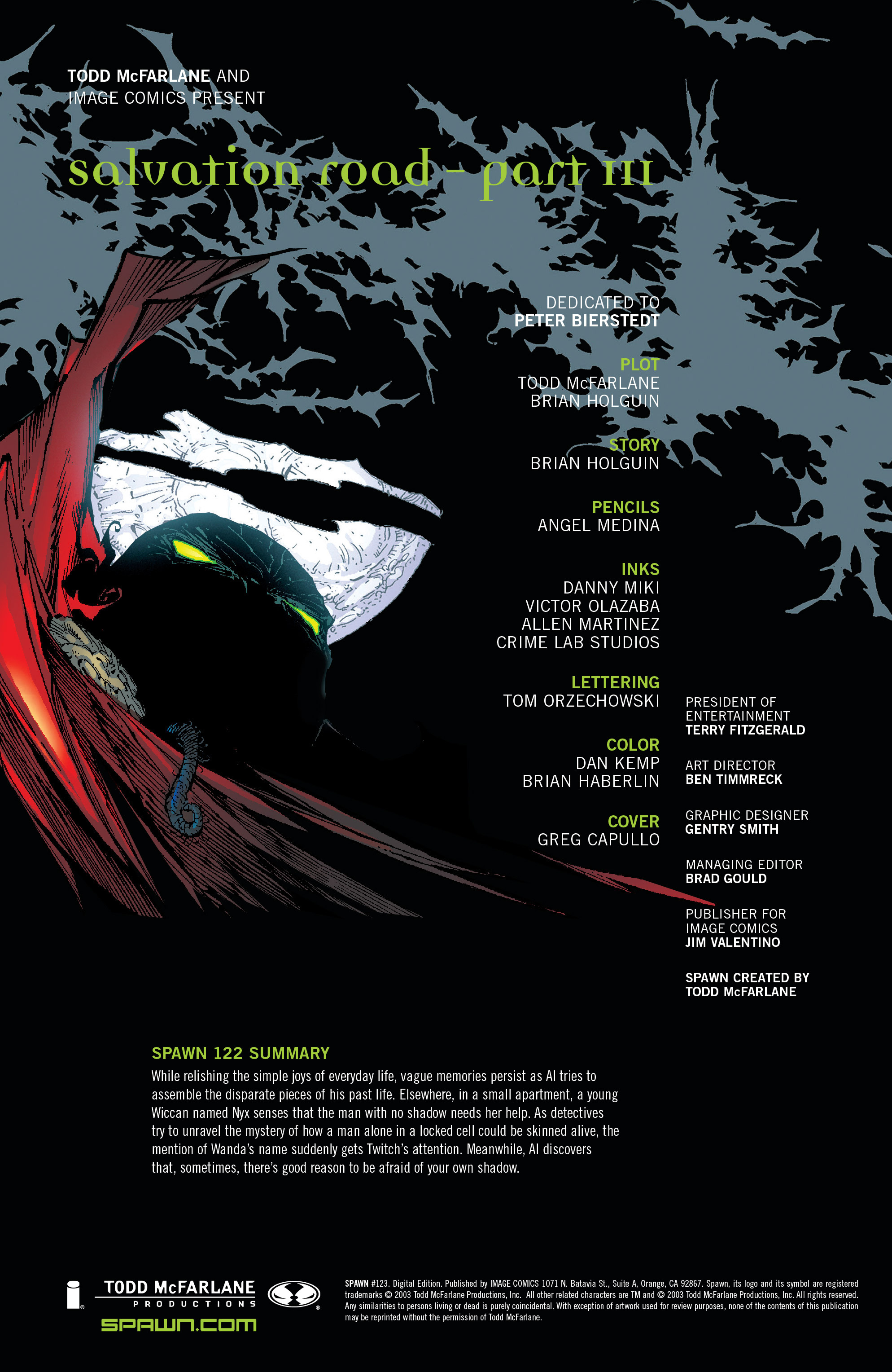 Read online Spawn comic -  Issue #123 - 2