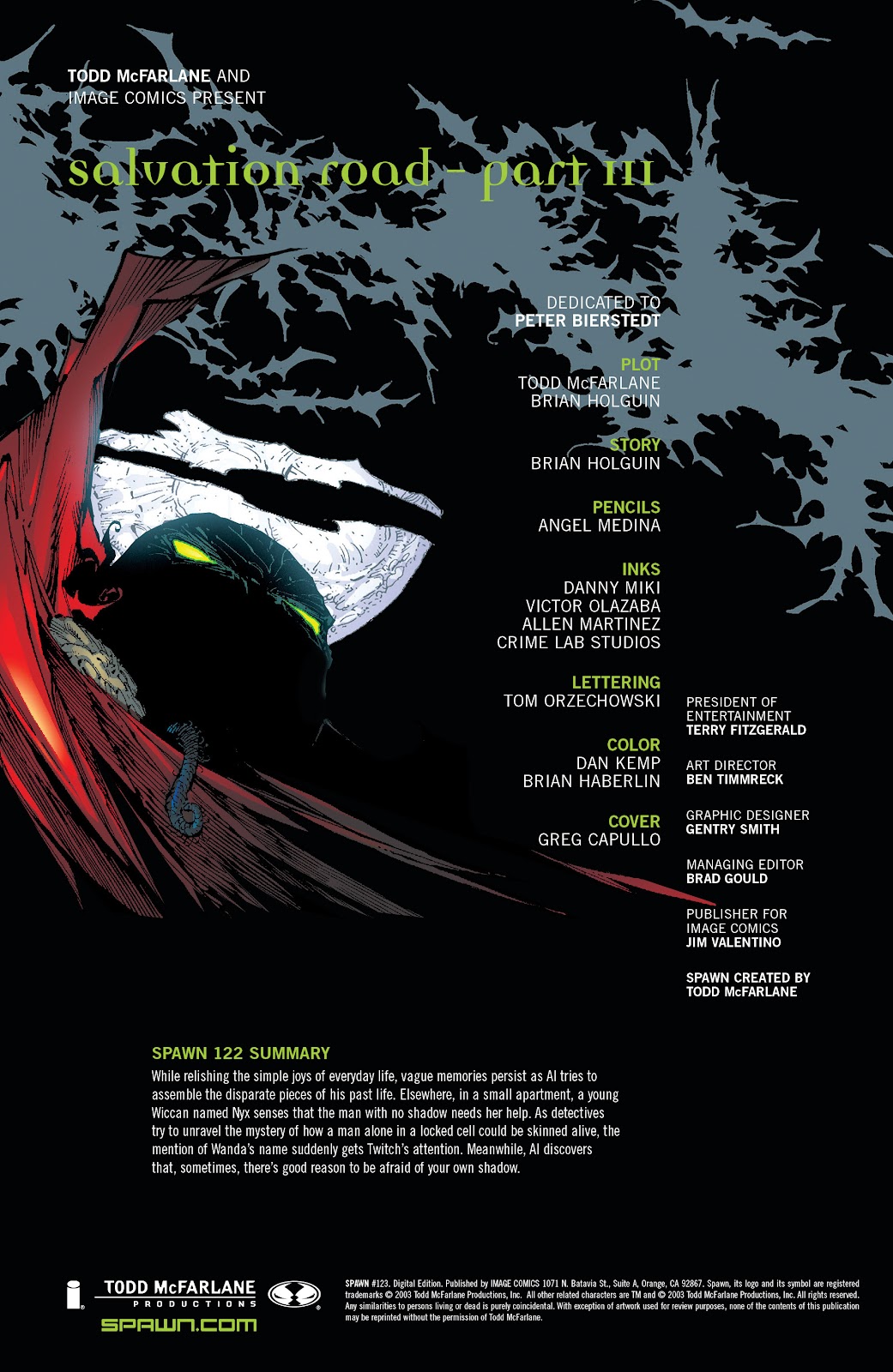 Spawn issue 123 - Page 2
