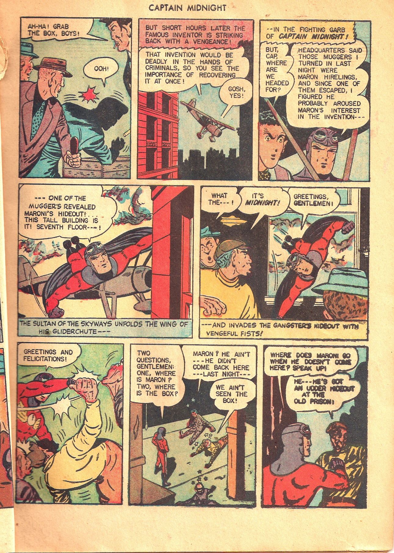 Read online Captain Midnight (1942) comic -  Issue #45 - 19