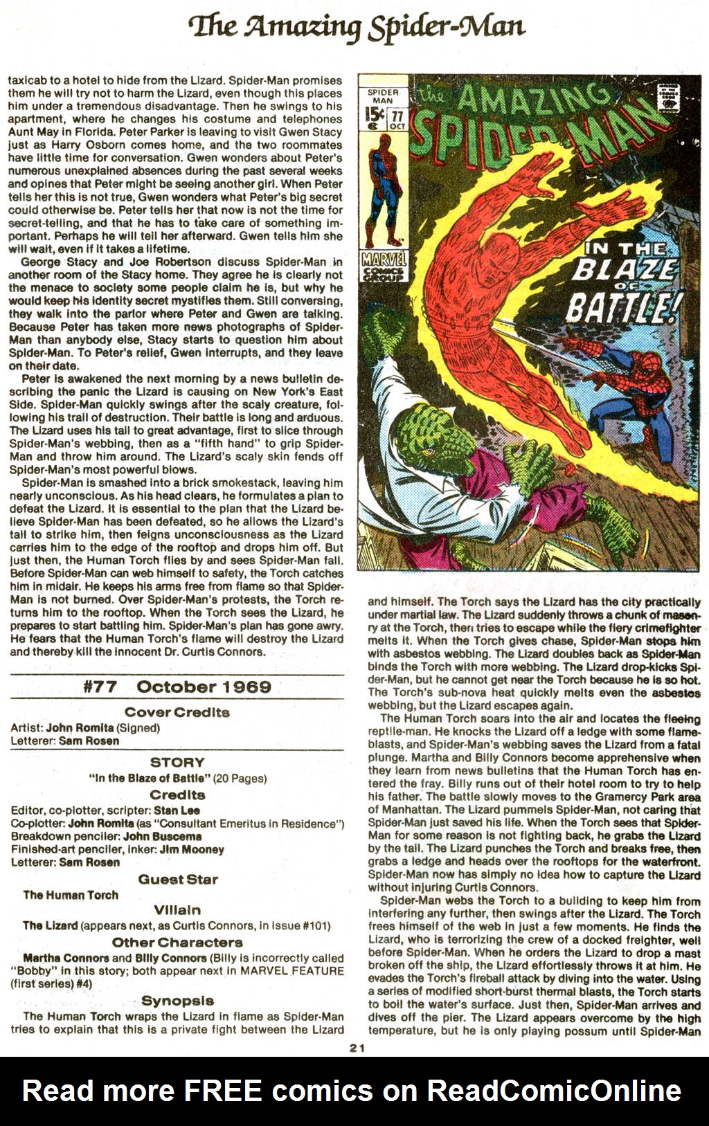 Read online The Official Marvel Index to The Amazing Spider-Man comic -  Issue #3 - 23